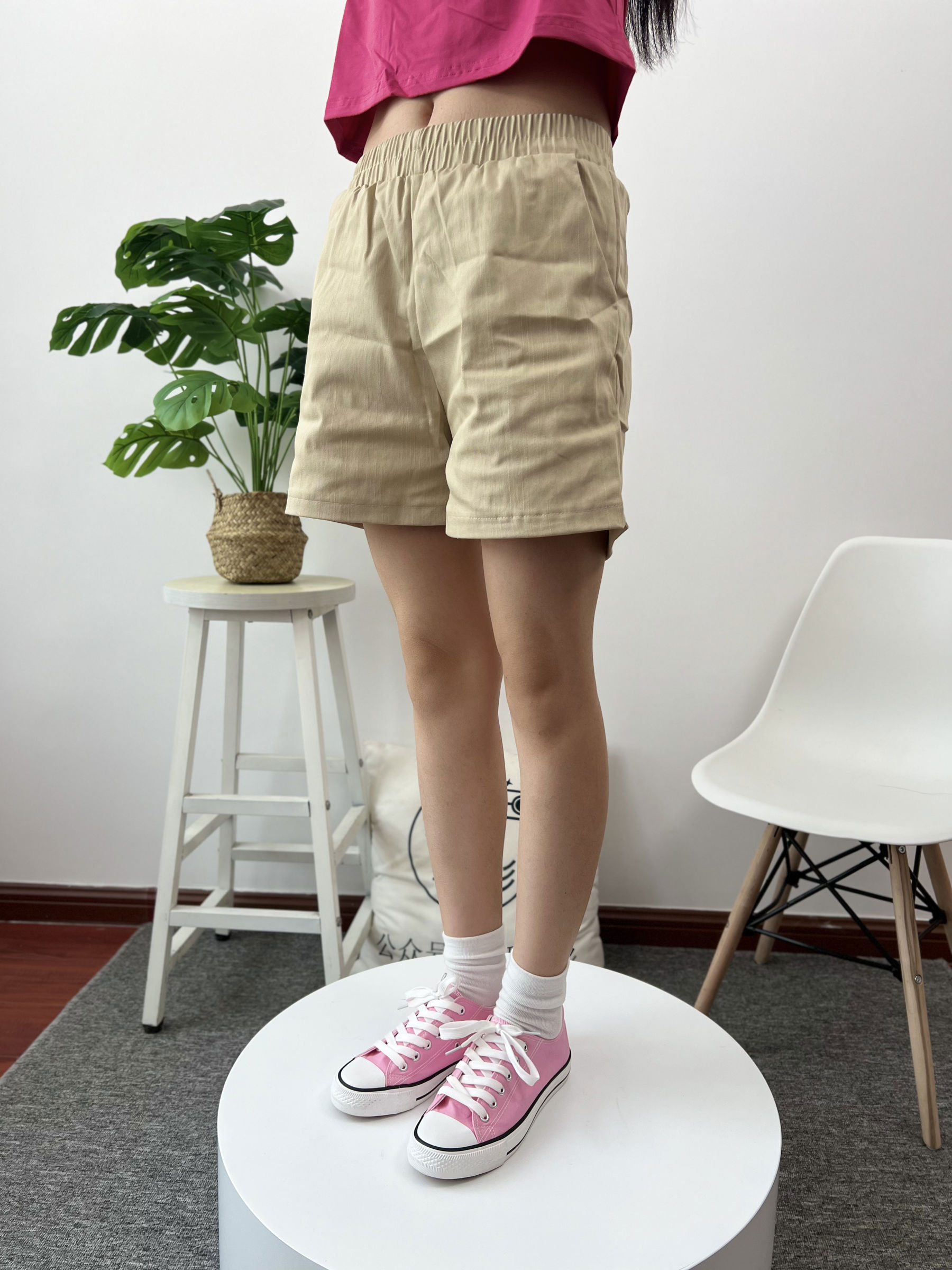 三禾摄影 No.025 休闲短裤 棉袜 帆布鞋/(182P)