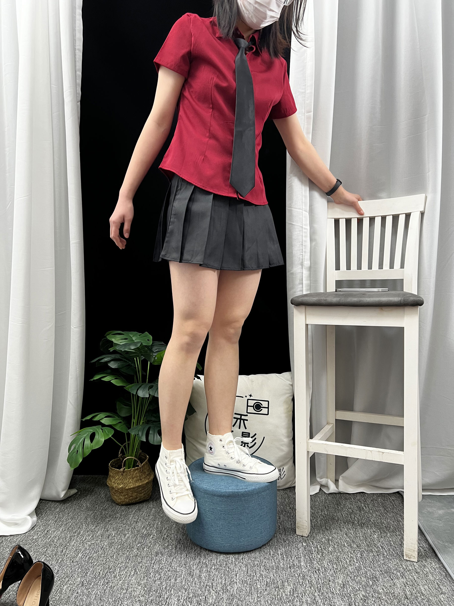 三禾摄影 No.021 短裙 凉拖 帆布鞋 高跟/(217P)