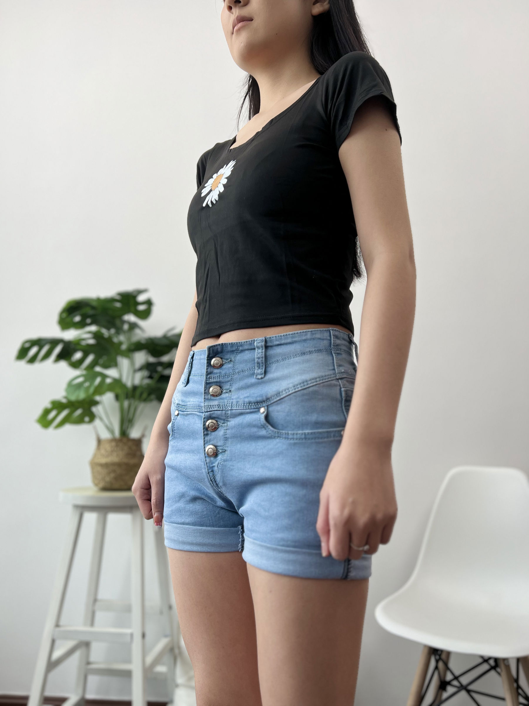 三禾摄影 No.026 牛仔短裤 棉袜 帆布鞋/(176P)