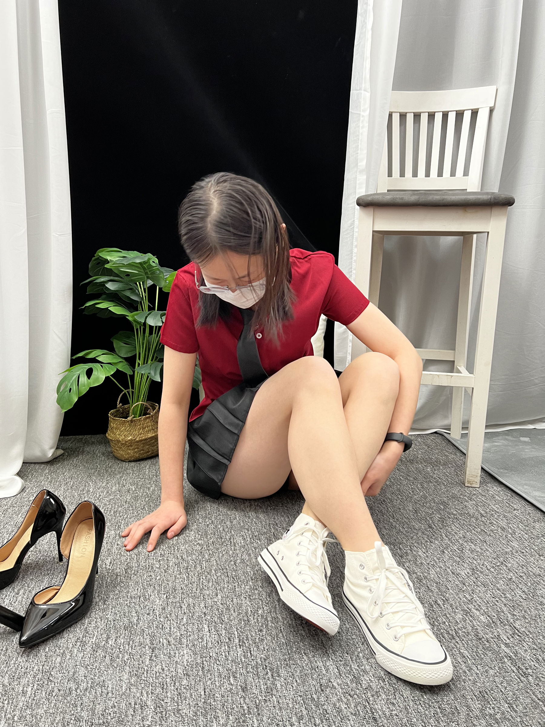 三禾摄影 No.021 短裙 凉拖 帆布鞋 高跟/(217P)