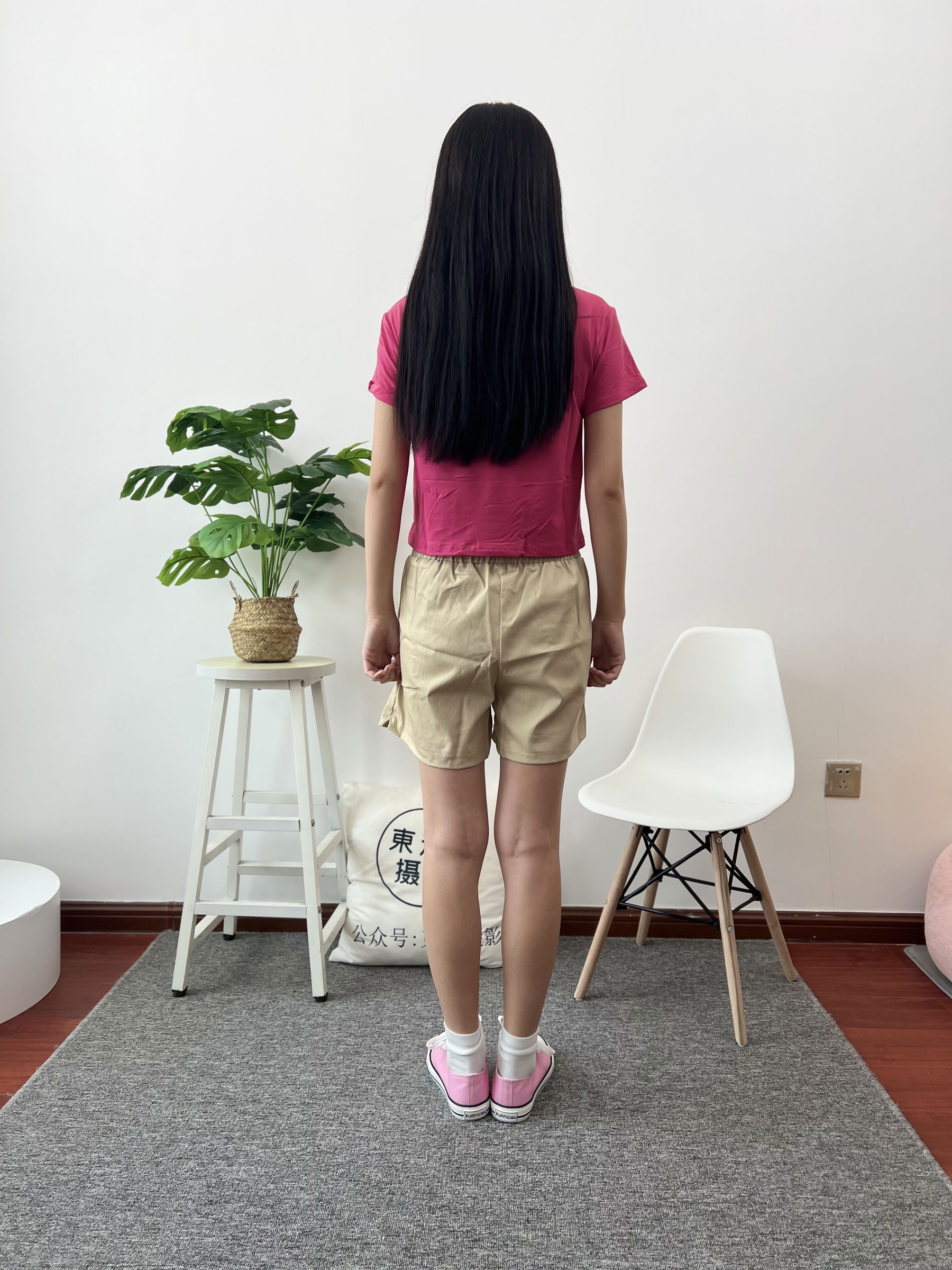 三禾摄影 No.025 休闲短裤 棉袜 帆布鞋/(182P)