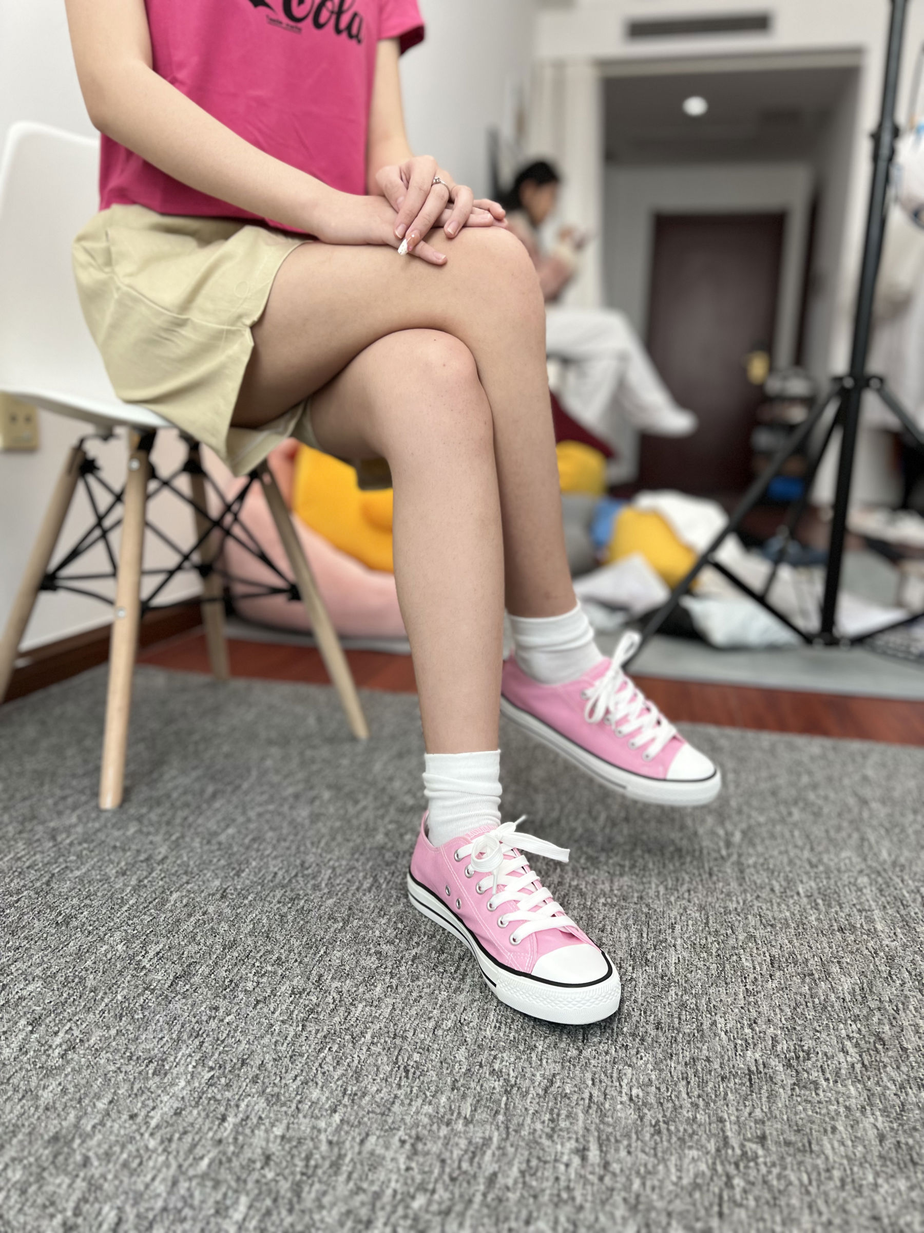 三禾摄影 No.025 休闲短裤 棉袜 帆布鞋/(182P)