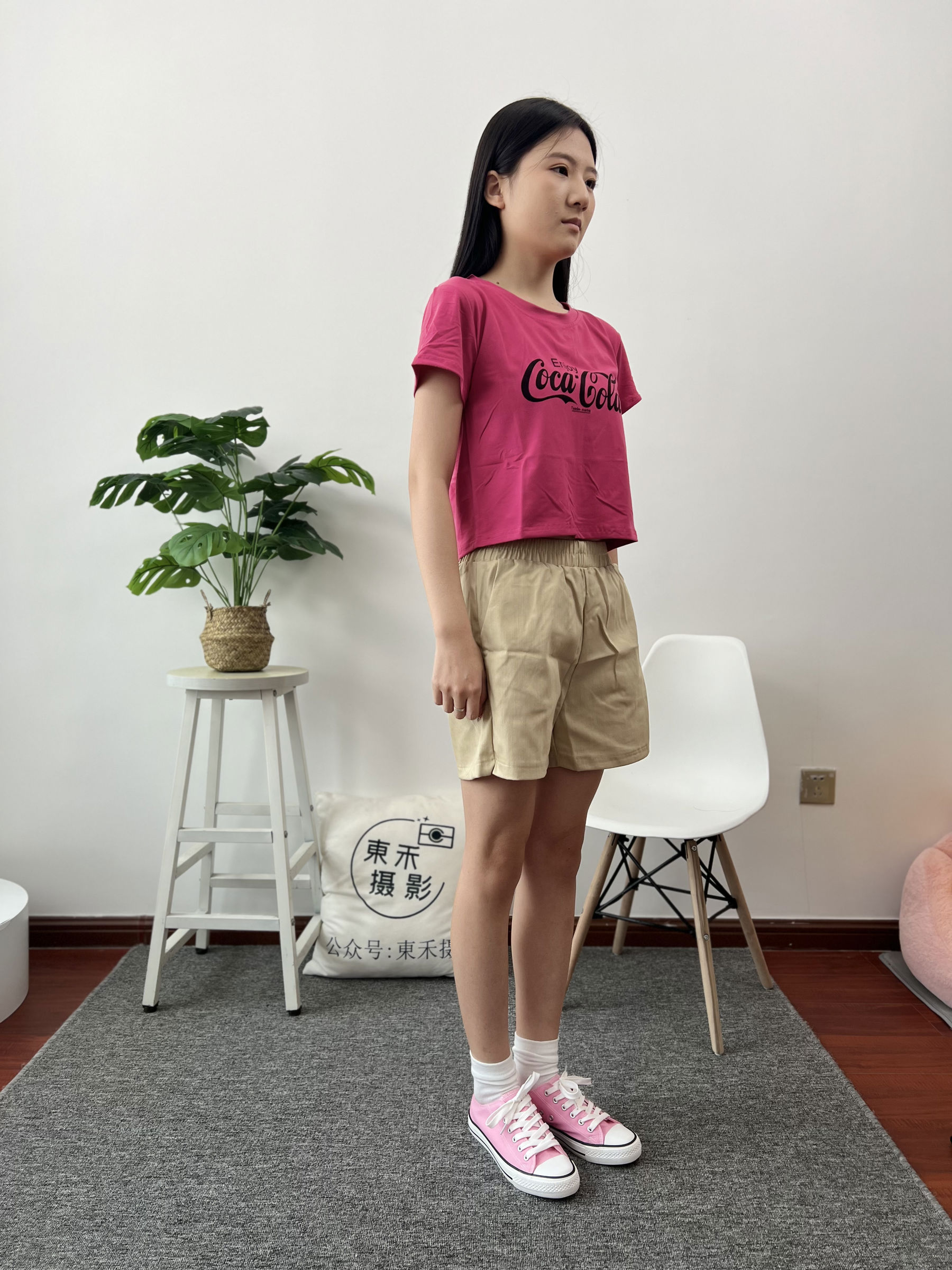 三禾摄影 No.025 休闲短裤 棉袜 帆布鞋/(182P)