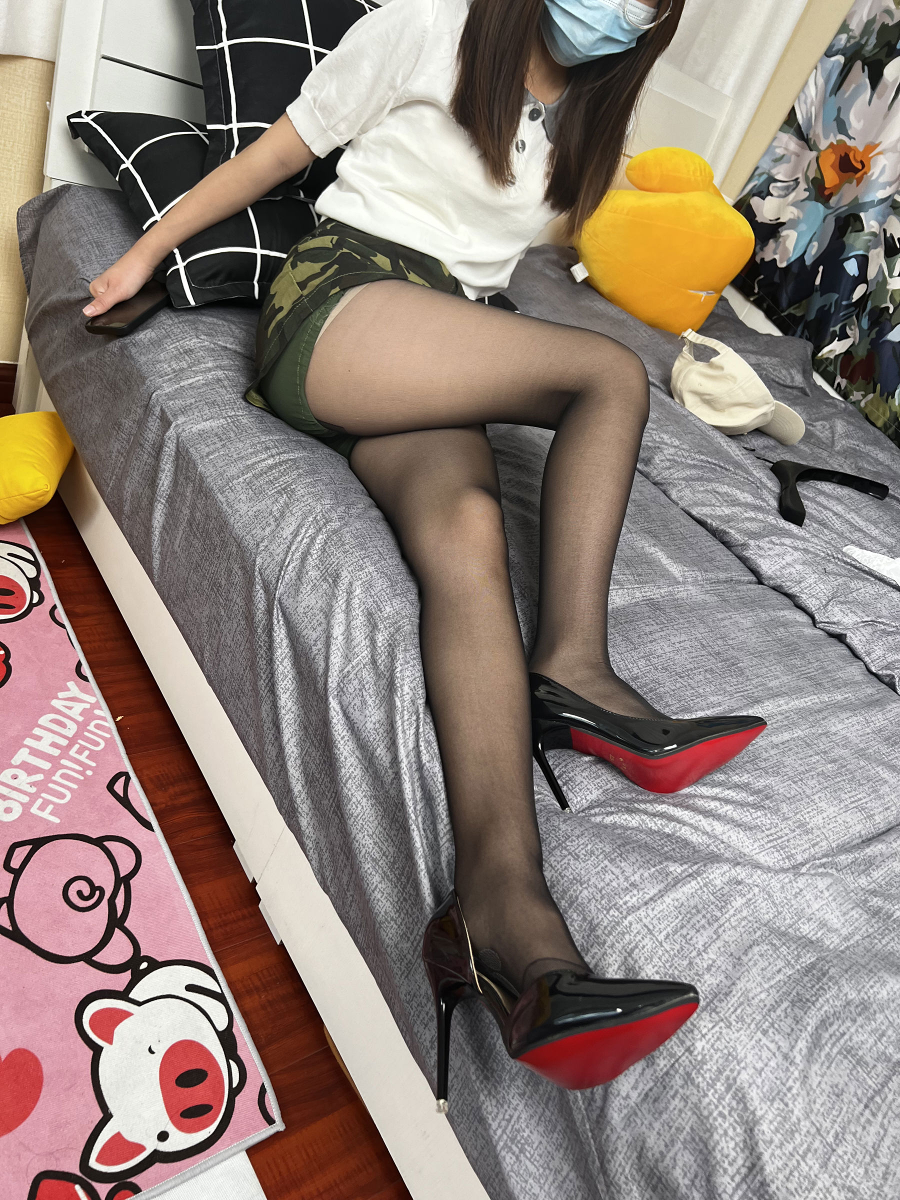 三禾摄影 No.022 短裙 黑丝 高跟/(207P)