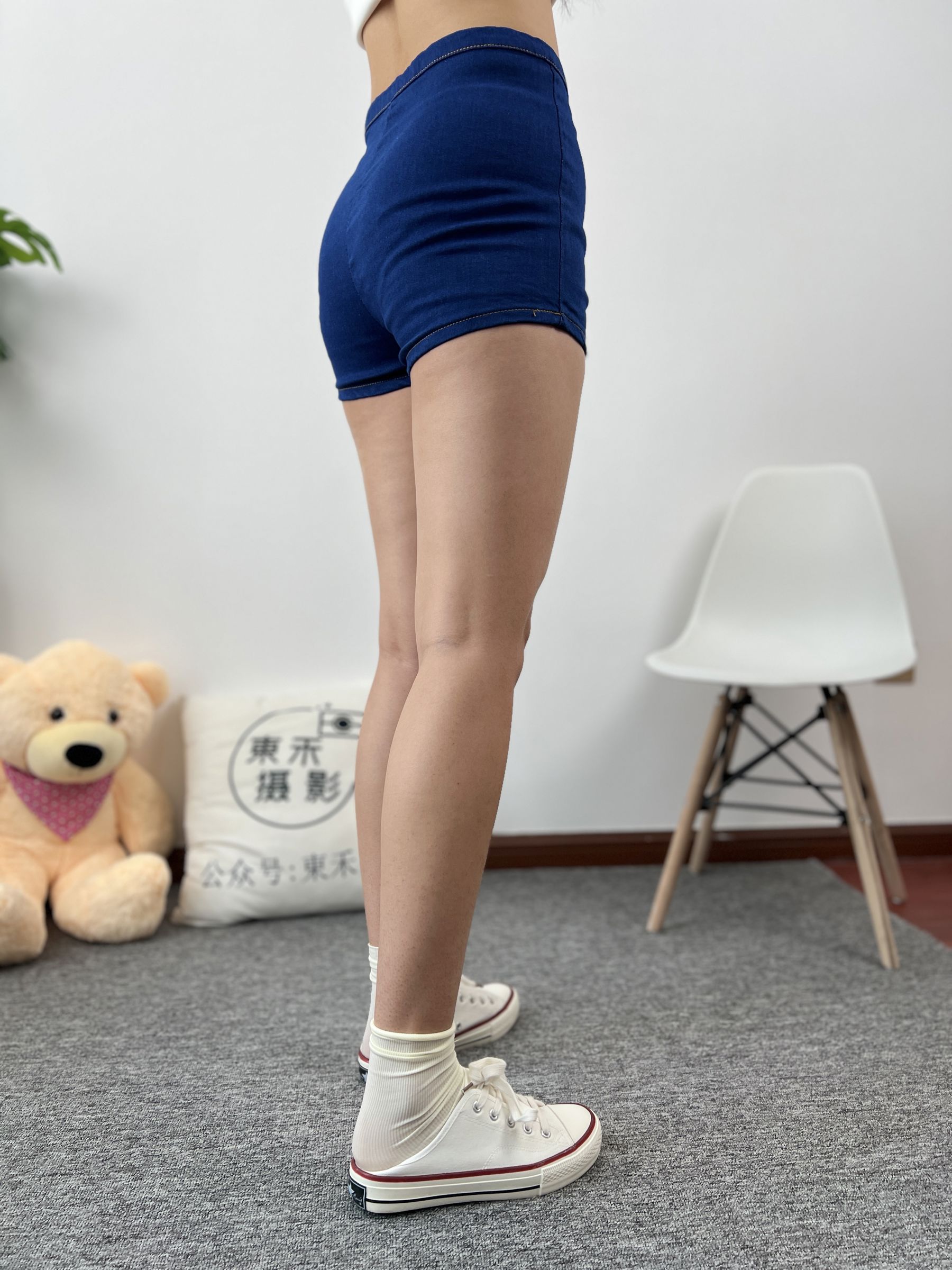 三禾摄影 No.027 牛仔短裤 棉袜 帆布鞋/(213P)