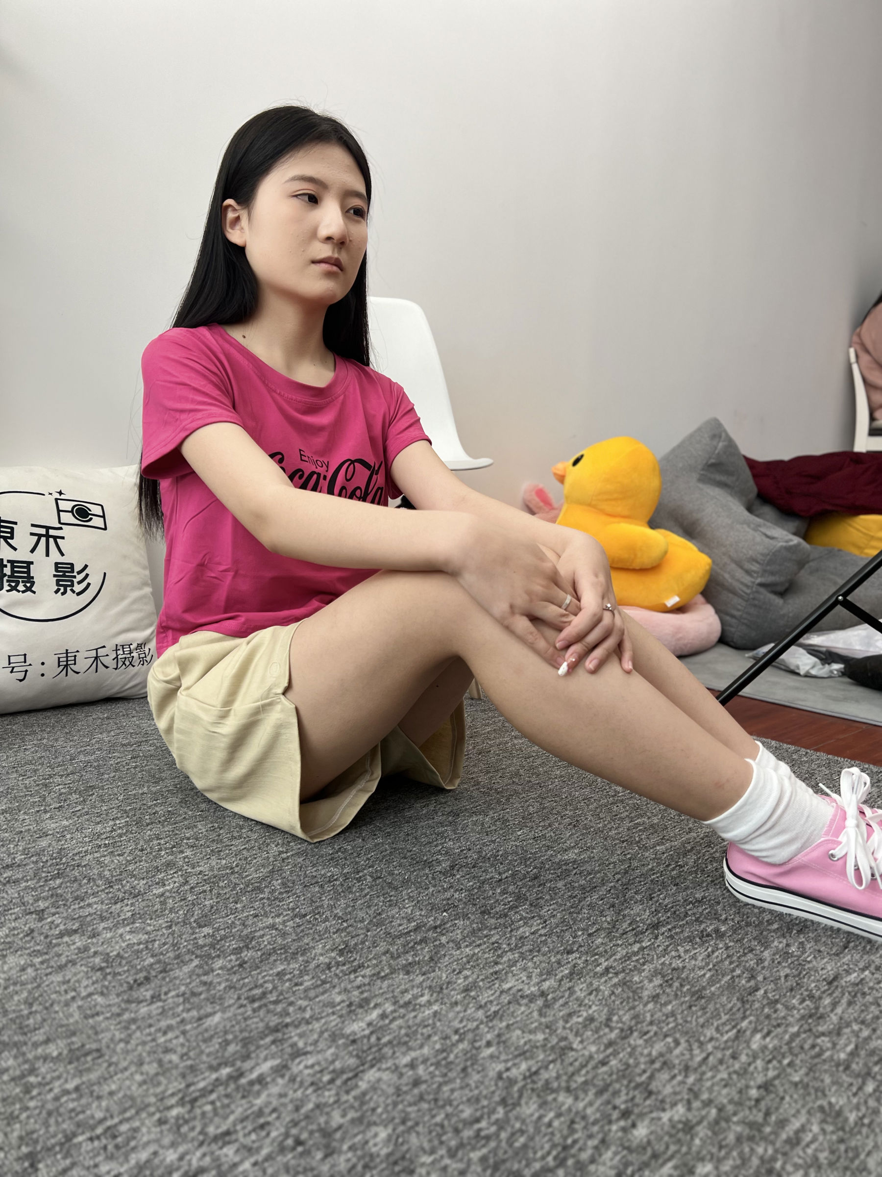 三禾摄影 No.025 休闲短裤 棉袜 帆布鞋/(182P)