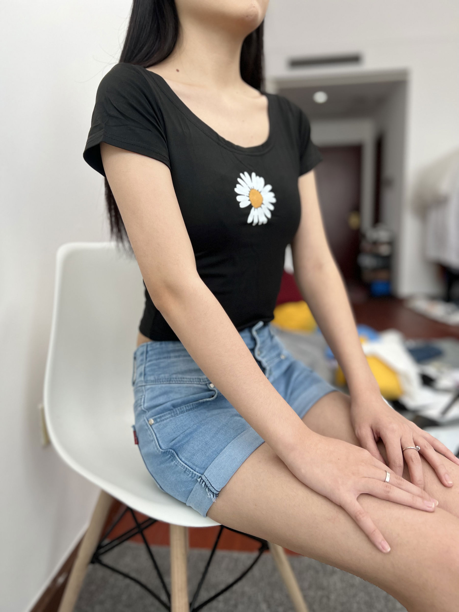 三禾摄影 No.026 牛仔短裤 棉袜 帆布鞋/(176P)