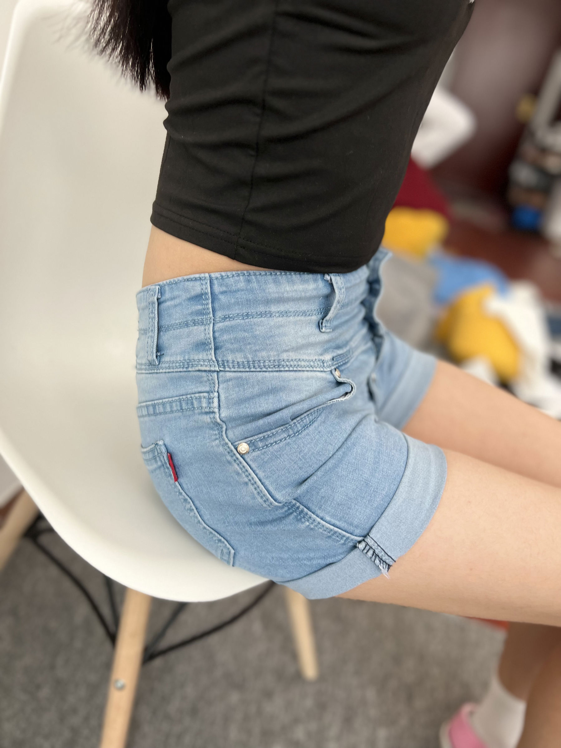 三禾摄影 No.026 牛仔短裤 棉袜 帆布鞋/(176P)