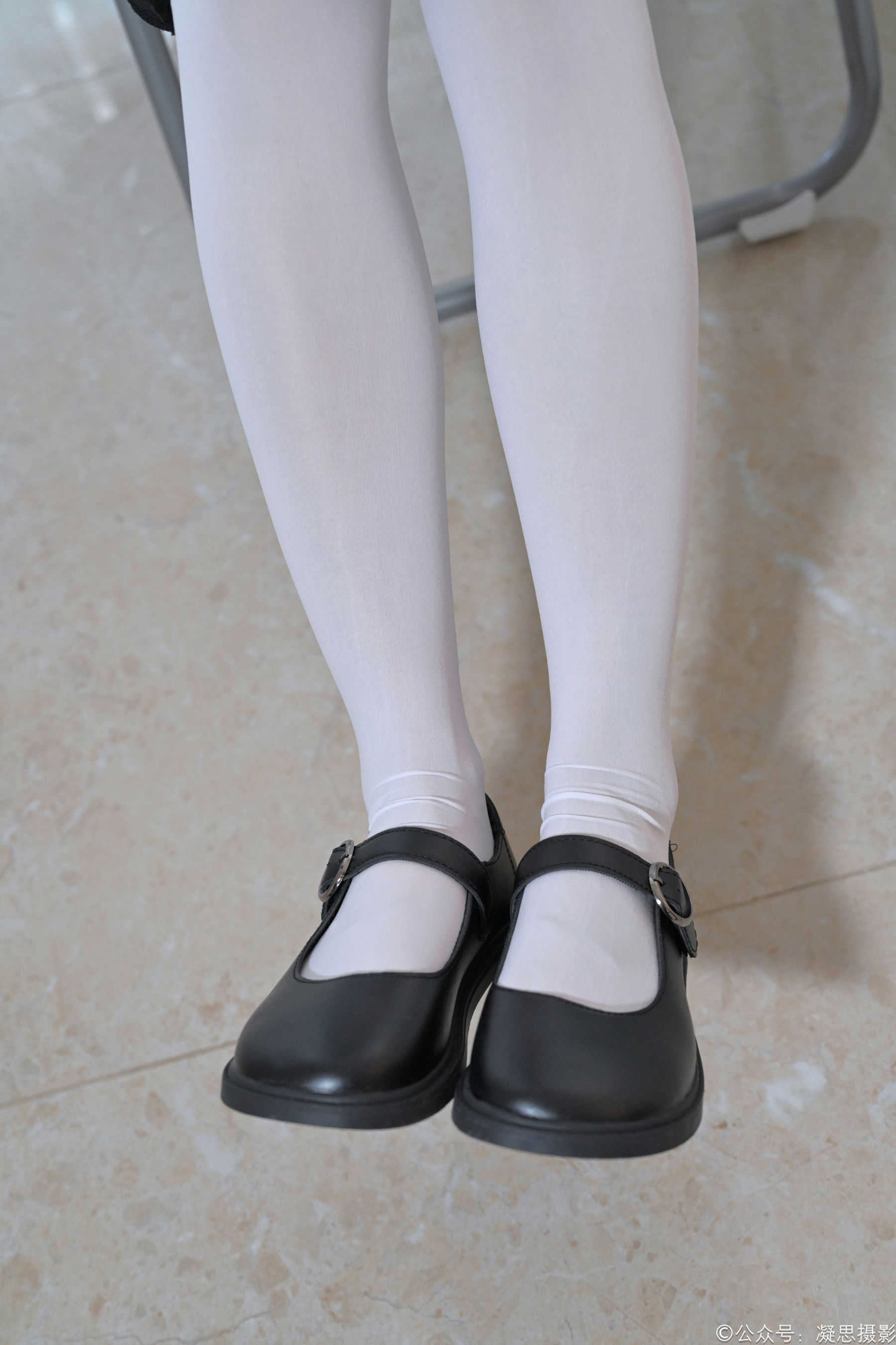 凝思摄影 No.014 木木 - 民国校服、过膝袜、小皮鞋/(159P)