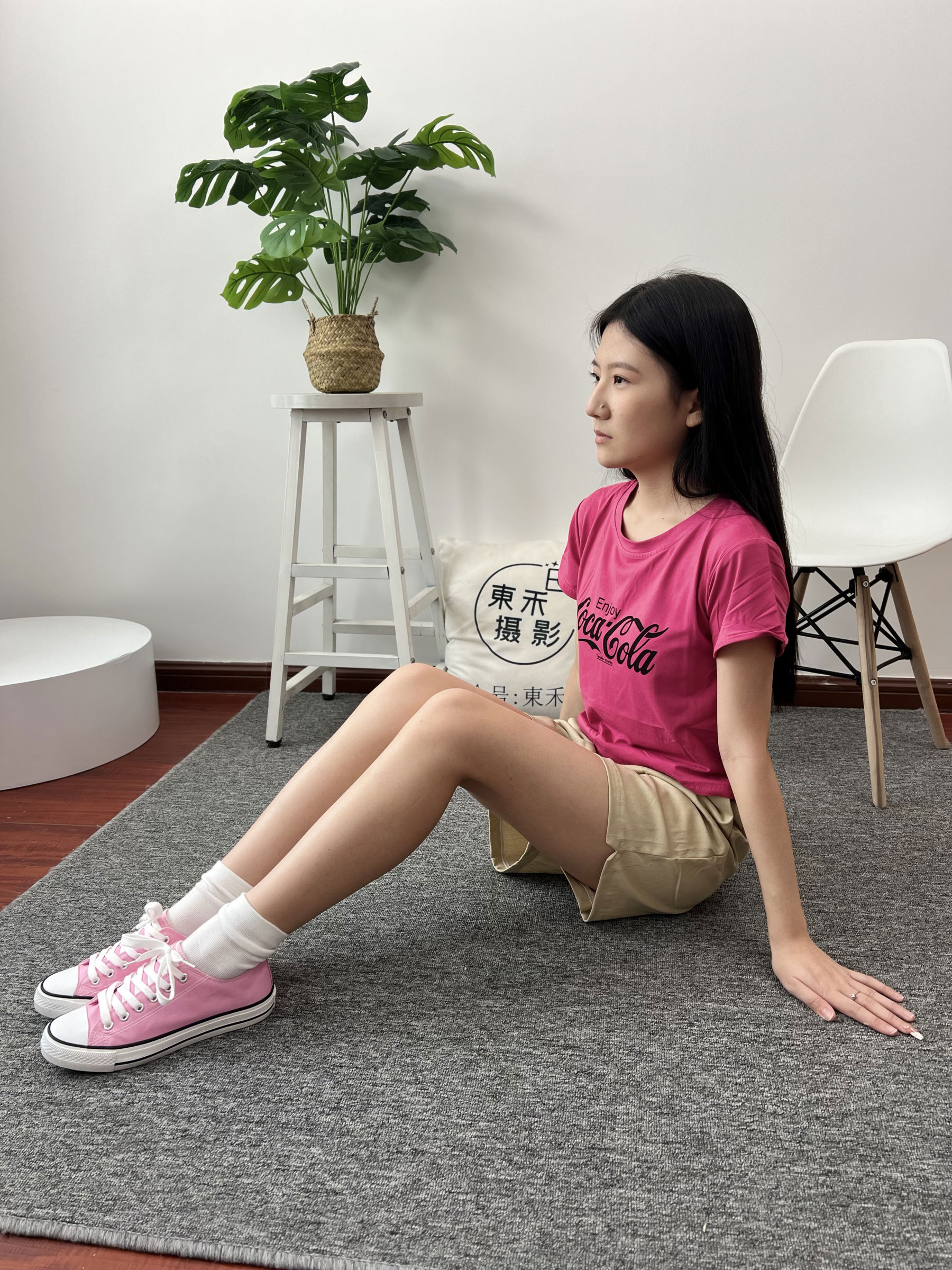 三禾摄影 No.025 休闲短裤 棉袜 帆布鞋/(182P)