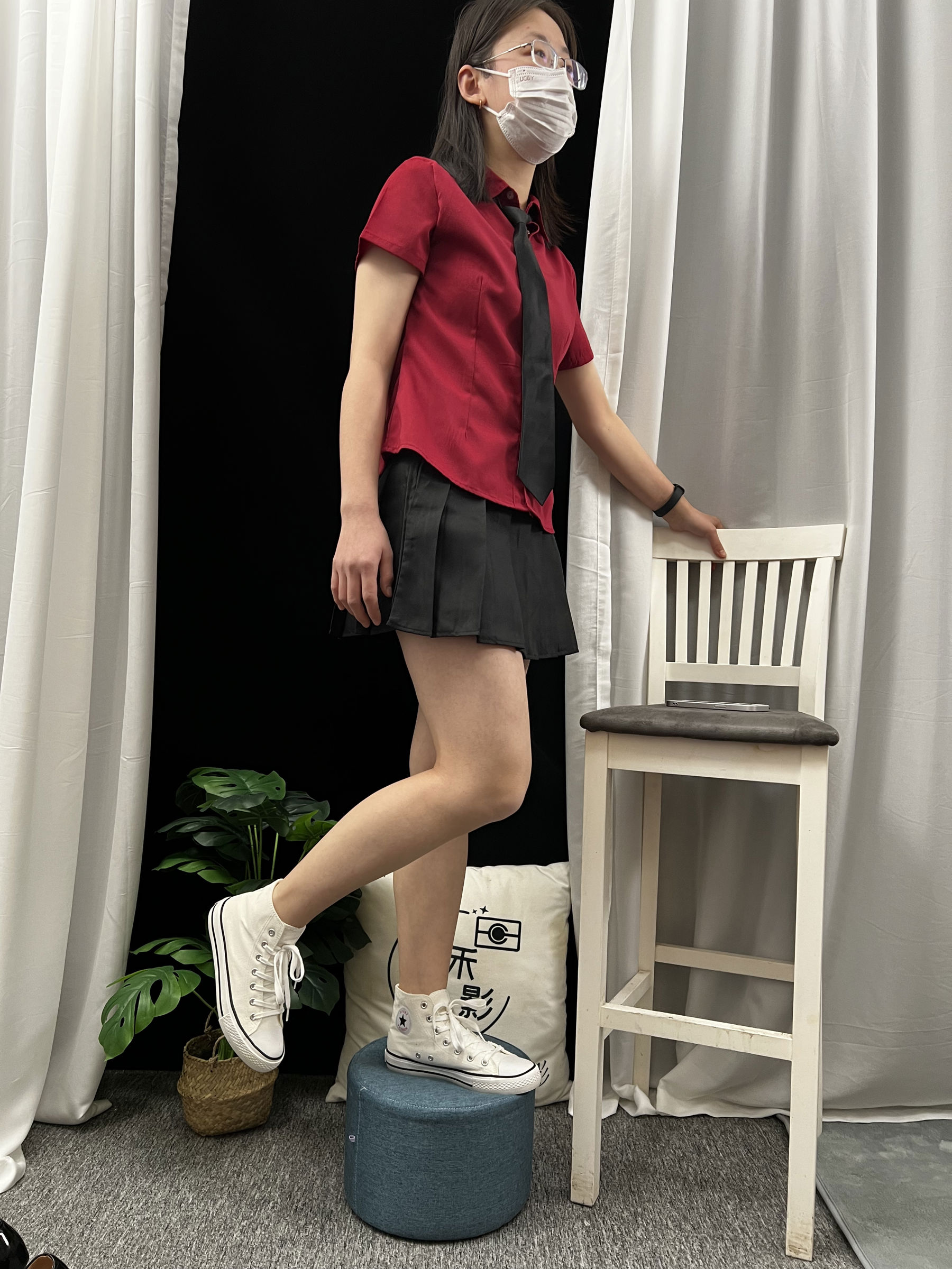 三禾摄影 No.021 短裙 凉拖 帆布鞋 高跟/(217P)