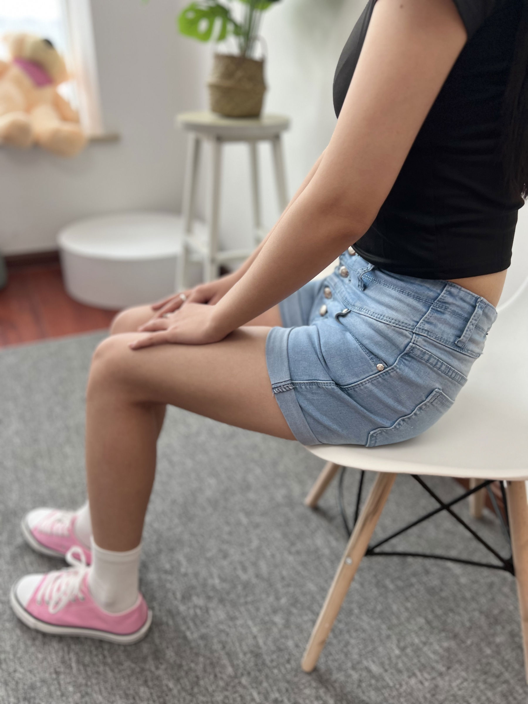 三禾摄影 No.026 牛仔短裤 棉袜 帆布鞋/(176P)