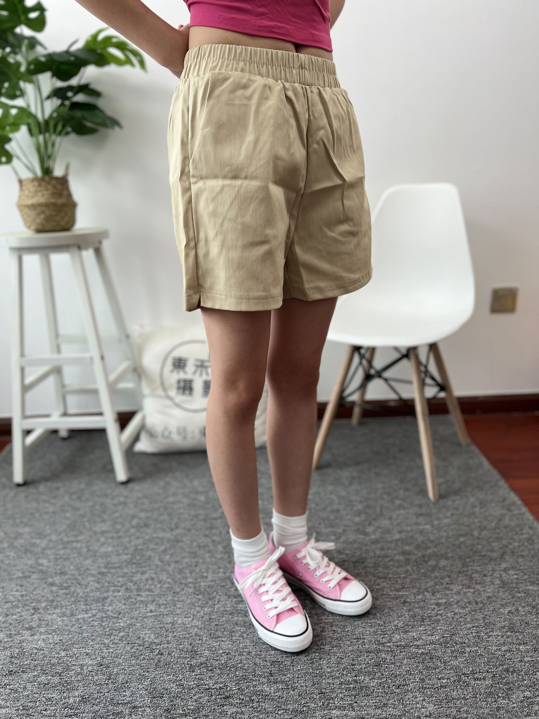 三禾摄影 No.025 休闲短裤 棉袜 帆布鞋/(182P)