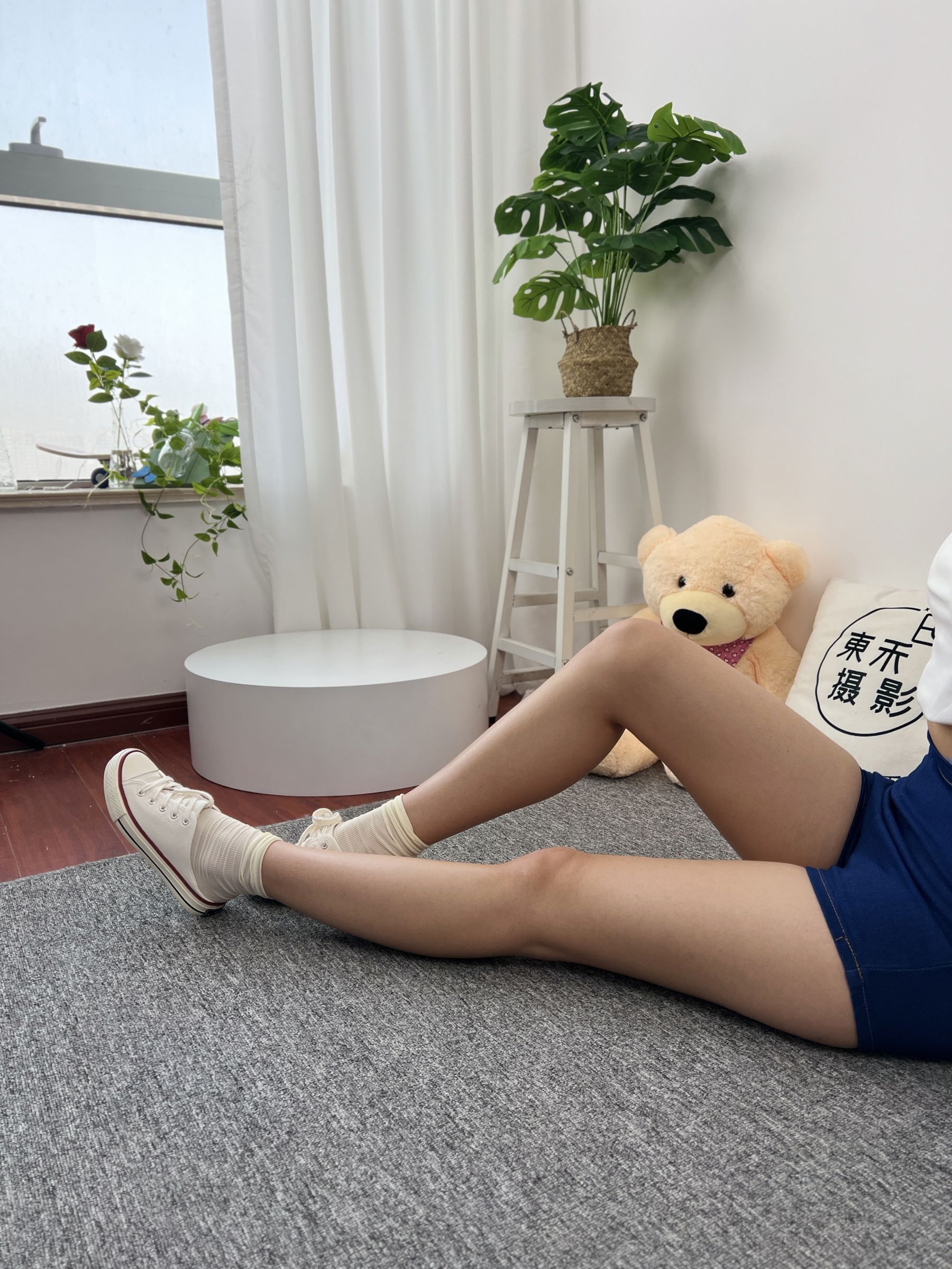 三禾摄影 No.027 牛仔短裤 棉袜 帆布鞋/(213P)