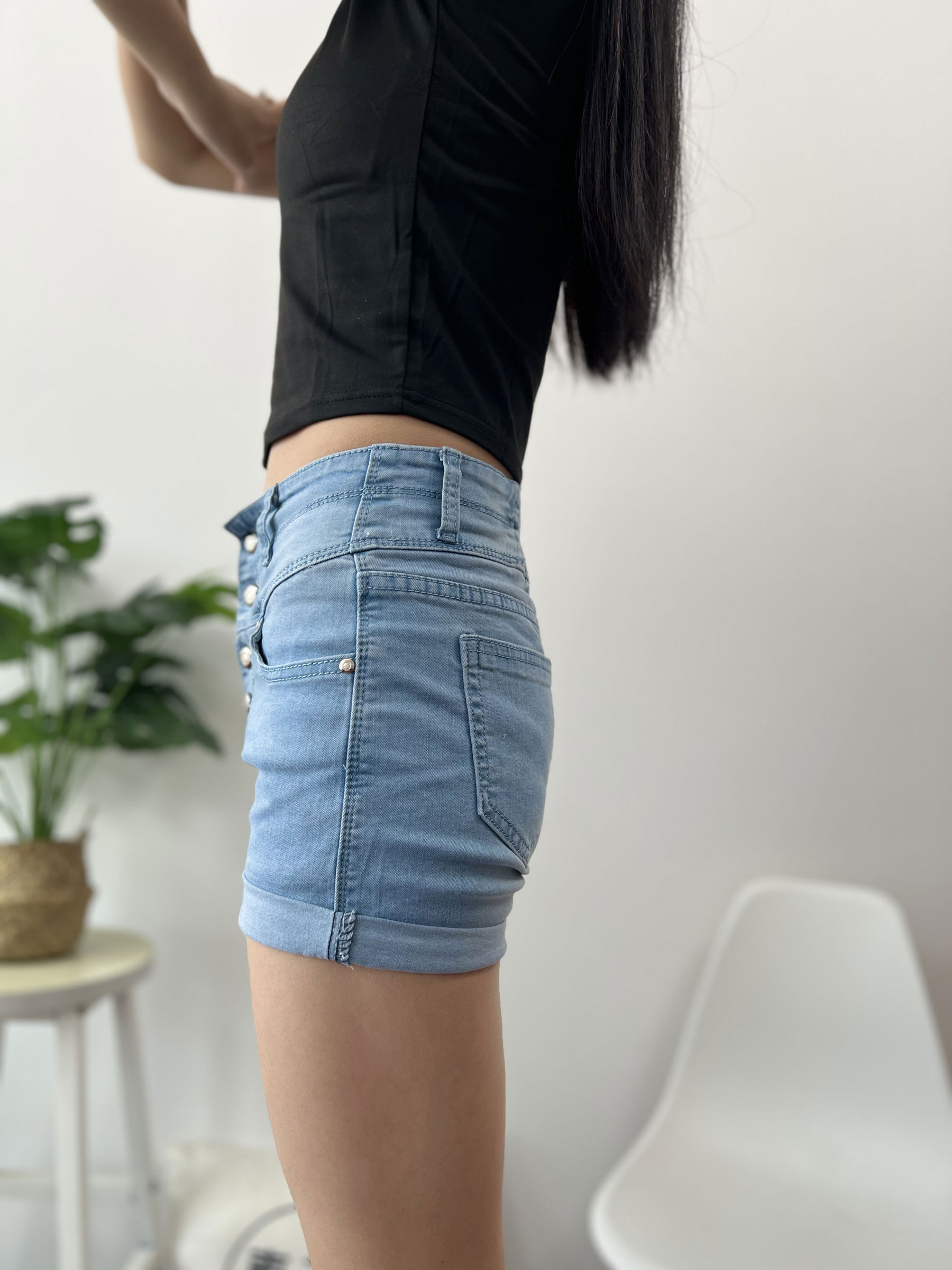 三禾摄影 No.026 牛仔短裤 棉袜 帆布鞋/(176P)