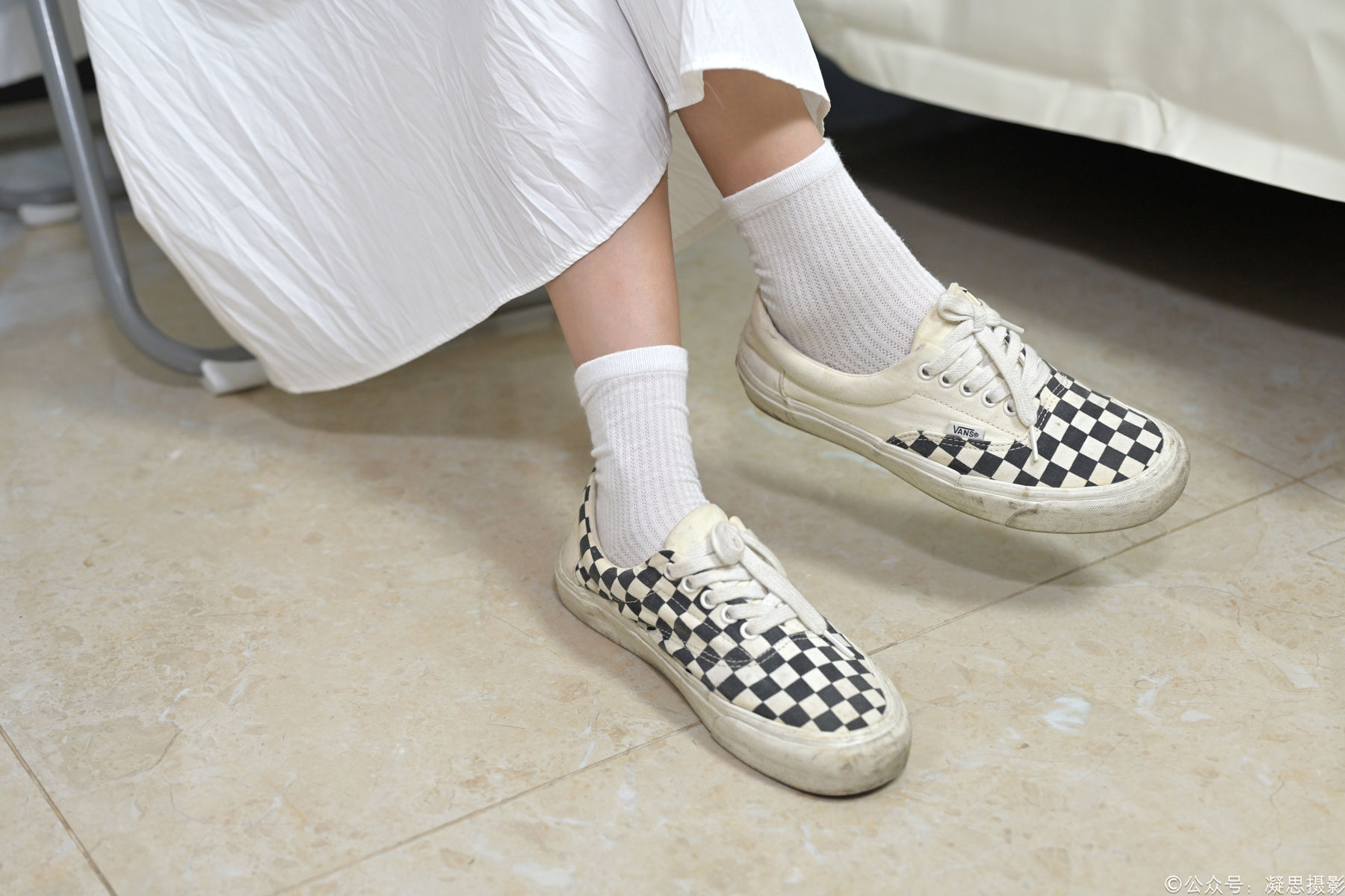 凝思摄影 No.007 小睿 - 长裙、短白袜、平底鞋/(133P)