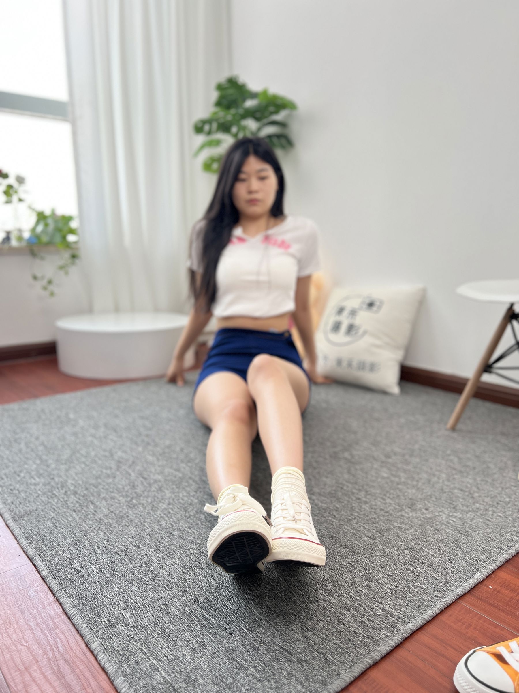 三禾摄影 No.027 牛仔短裤 棉袜 帆布鞋/(213P)