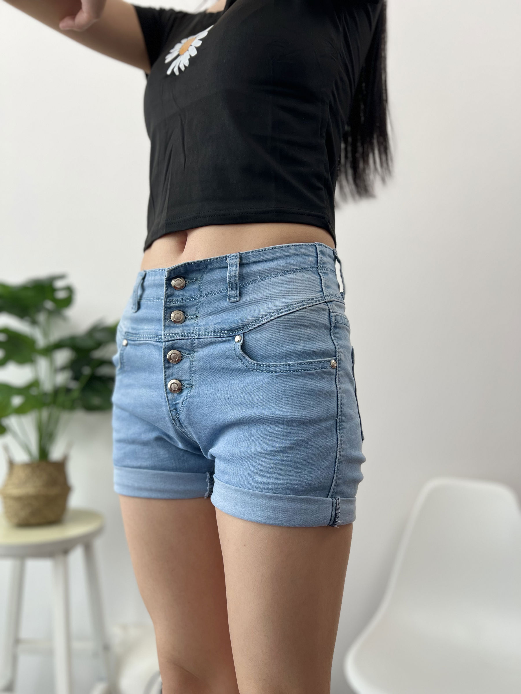 三禾摄影 No.026 牛仔短裤 棉袜 帆布鞋/(176P)