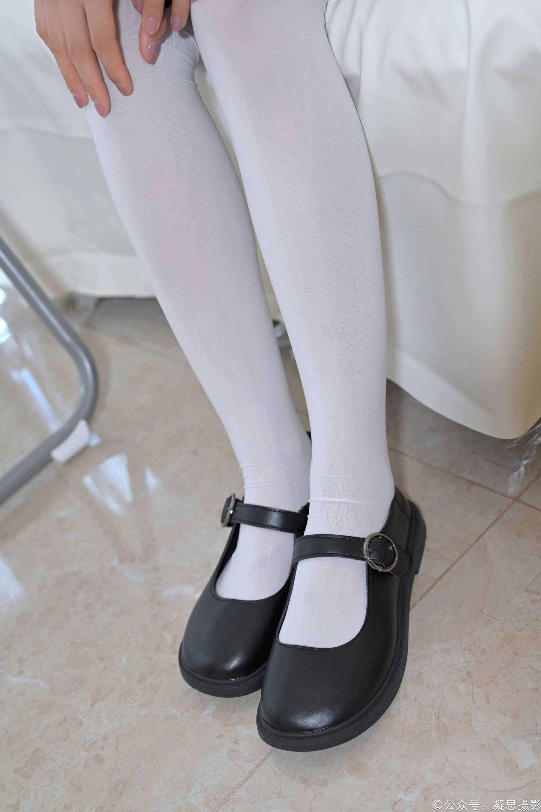 凝思摄影 No.014 木木 - 民国校服、过膝袜、小皮鞋/(159P)