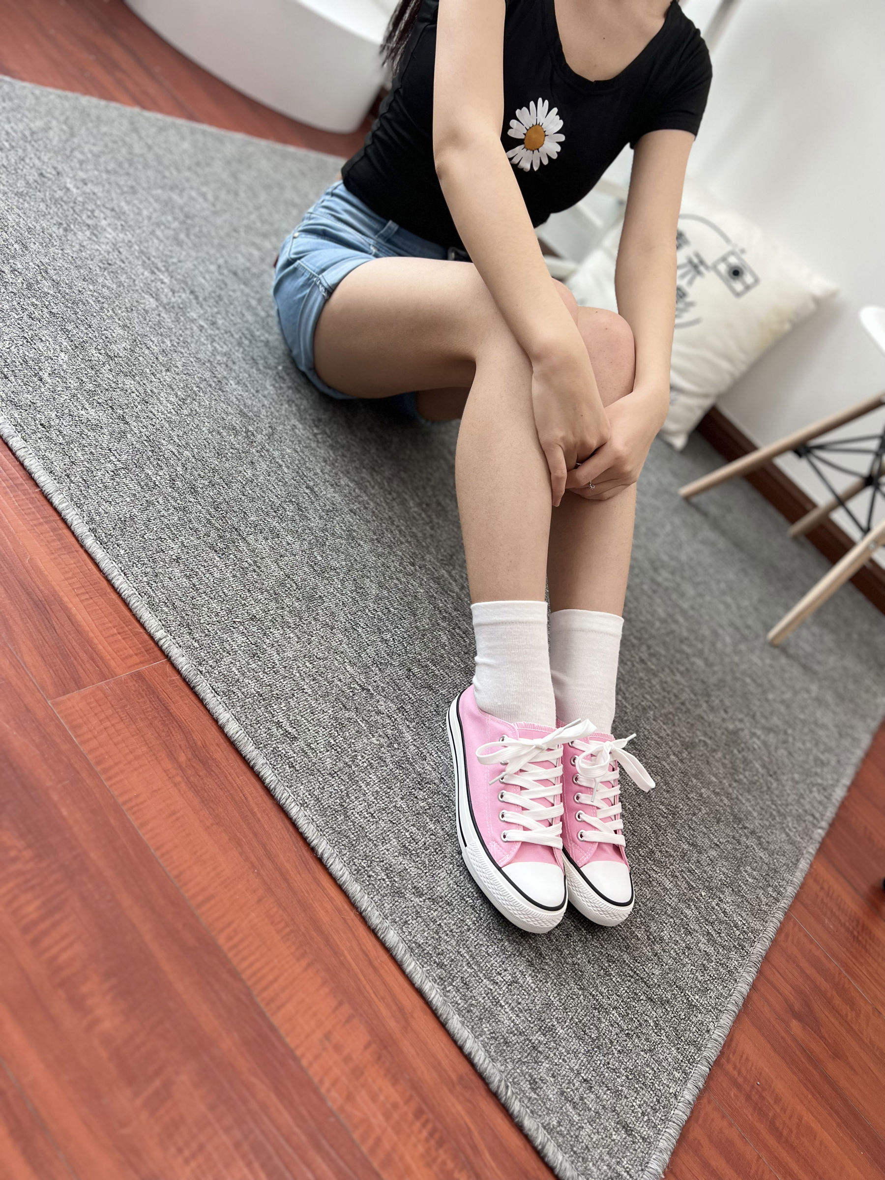 三禾摄影 No.026 牛仔短裤 棉袜 帆布鞋/(176P)