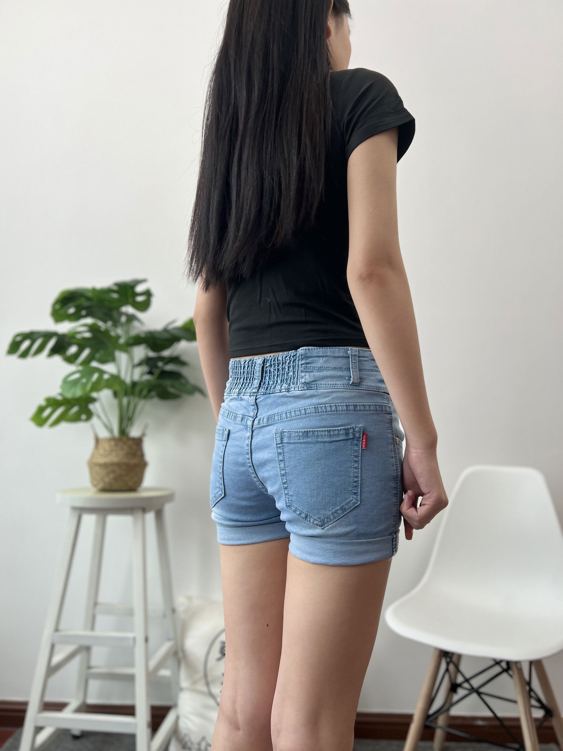 三禾摄影 No.026 牛仔短裤 棉袜 帆布鞋/(176P)