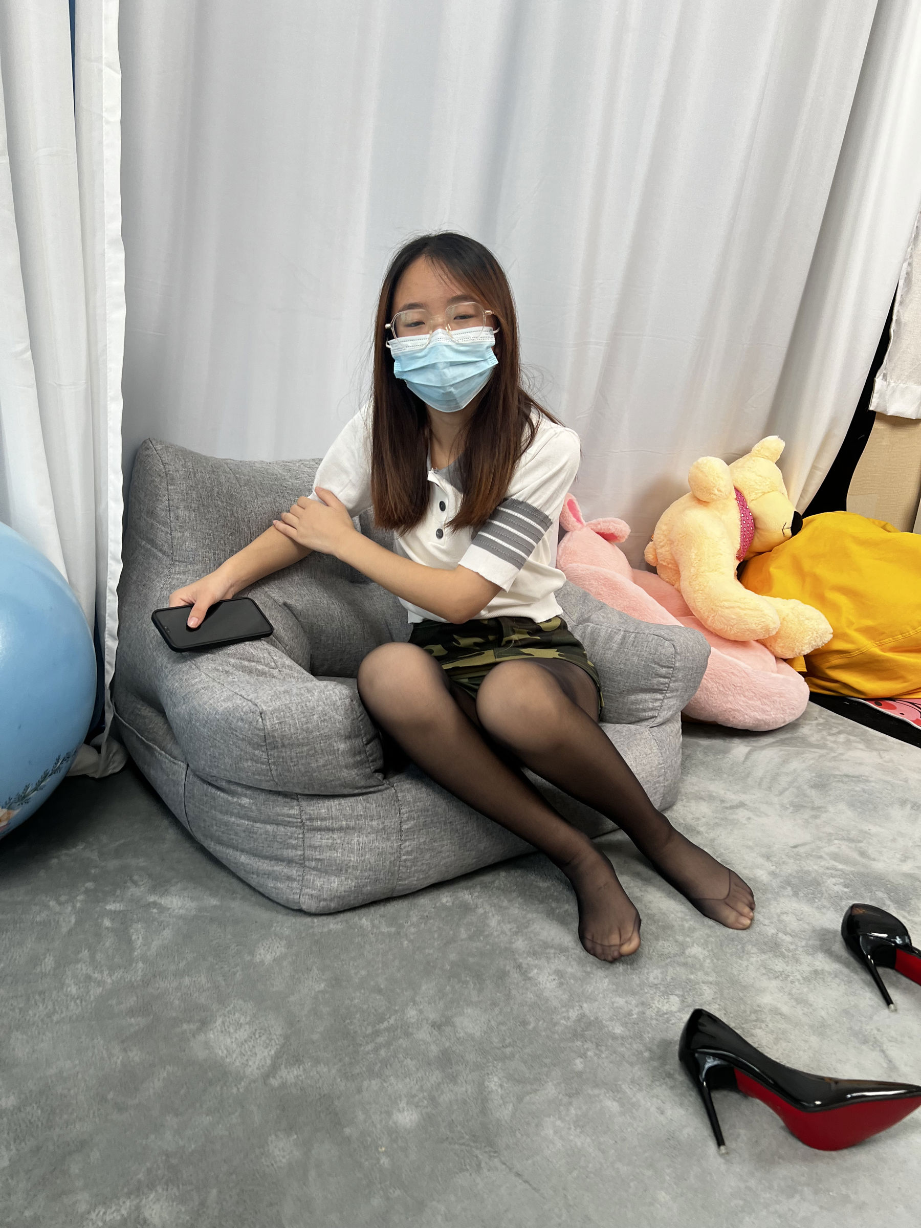 三禾摄影 No.022 短裙 黑丝 高跟/(207P)