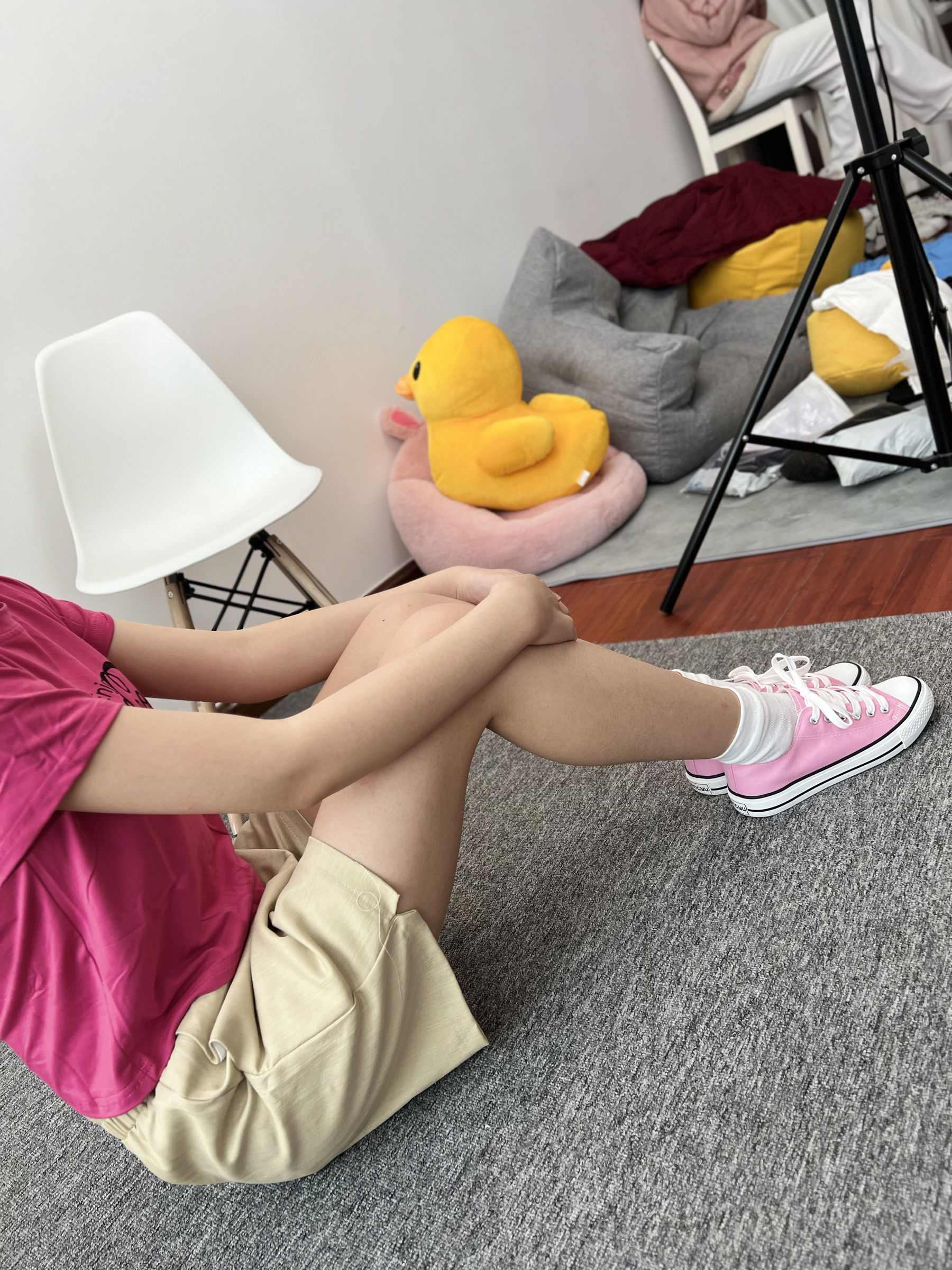 三禾摄影 No.025 休闲短裤 棉袜 帆布鞋/(182P)