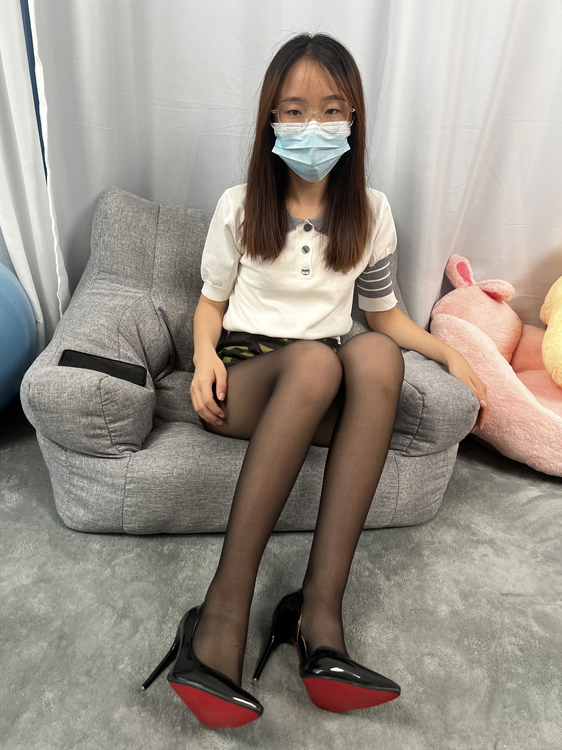 三禾摄影 No.022 短裙 黑丝 高跟/(207P)