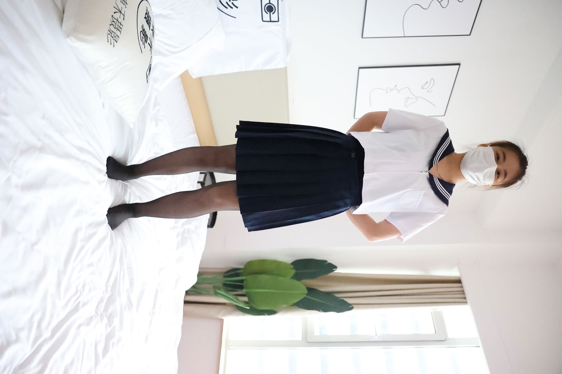 三禾摄影 No.020 JK 黑丝/(299P)