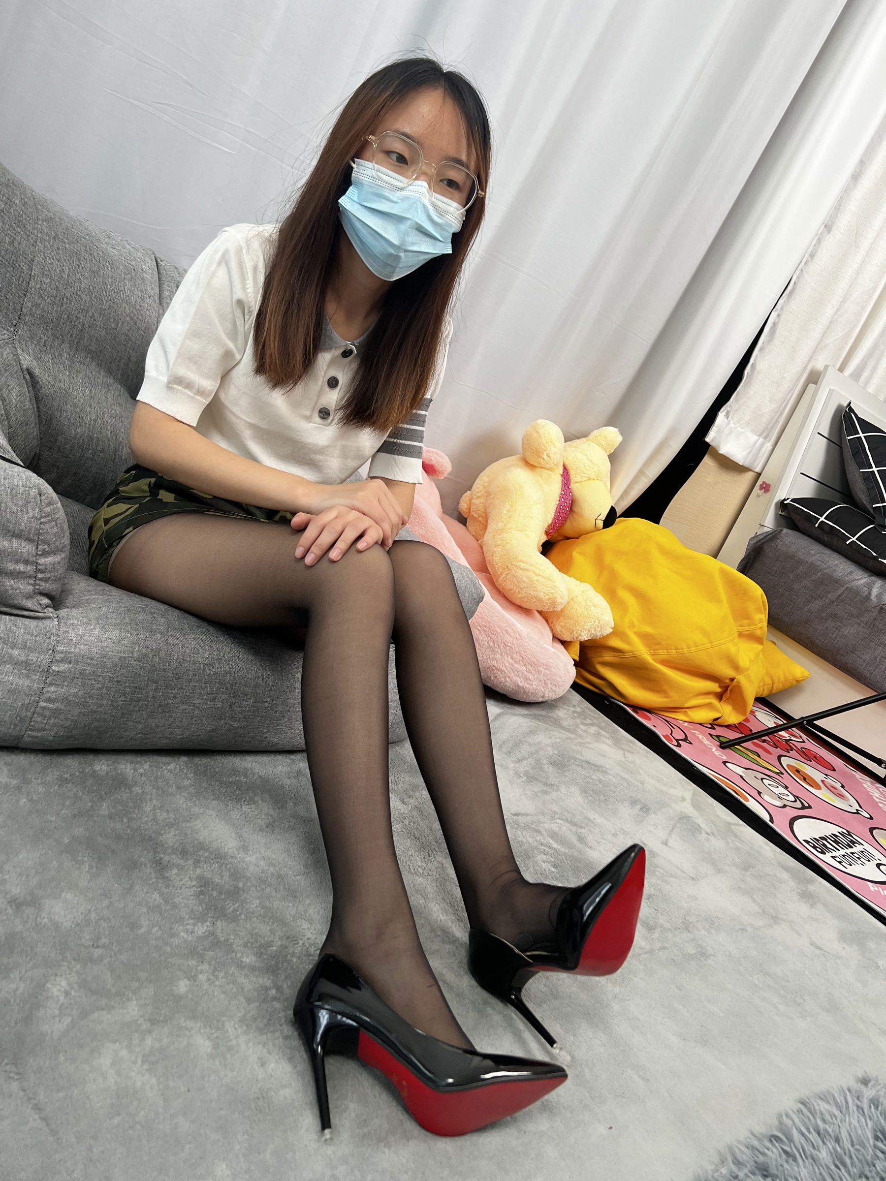 三禾摄影 No.022 短裙 黑丝 高跟/(207P)