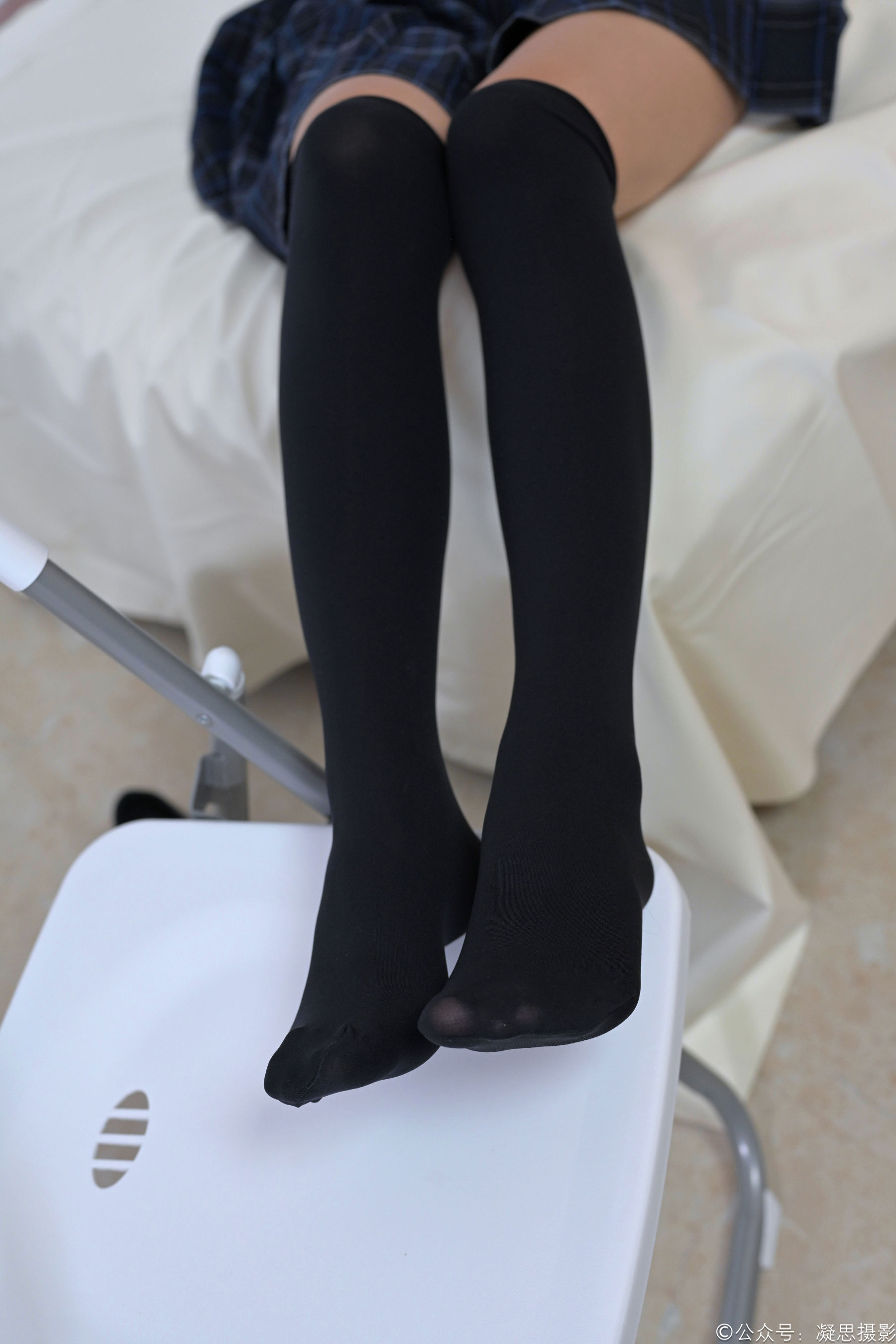 凝思摄影 No.011 小睿 - JK制服、过膝袜、玛丽珍鞋/(135P)