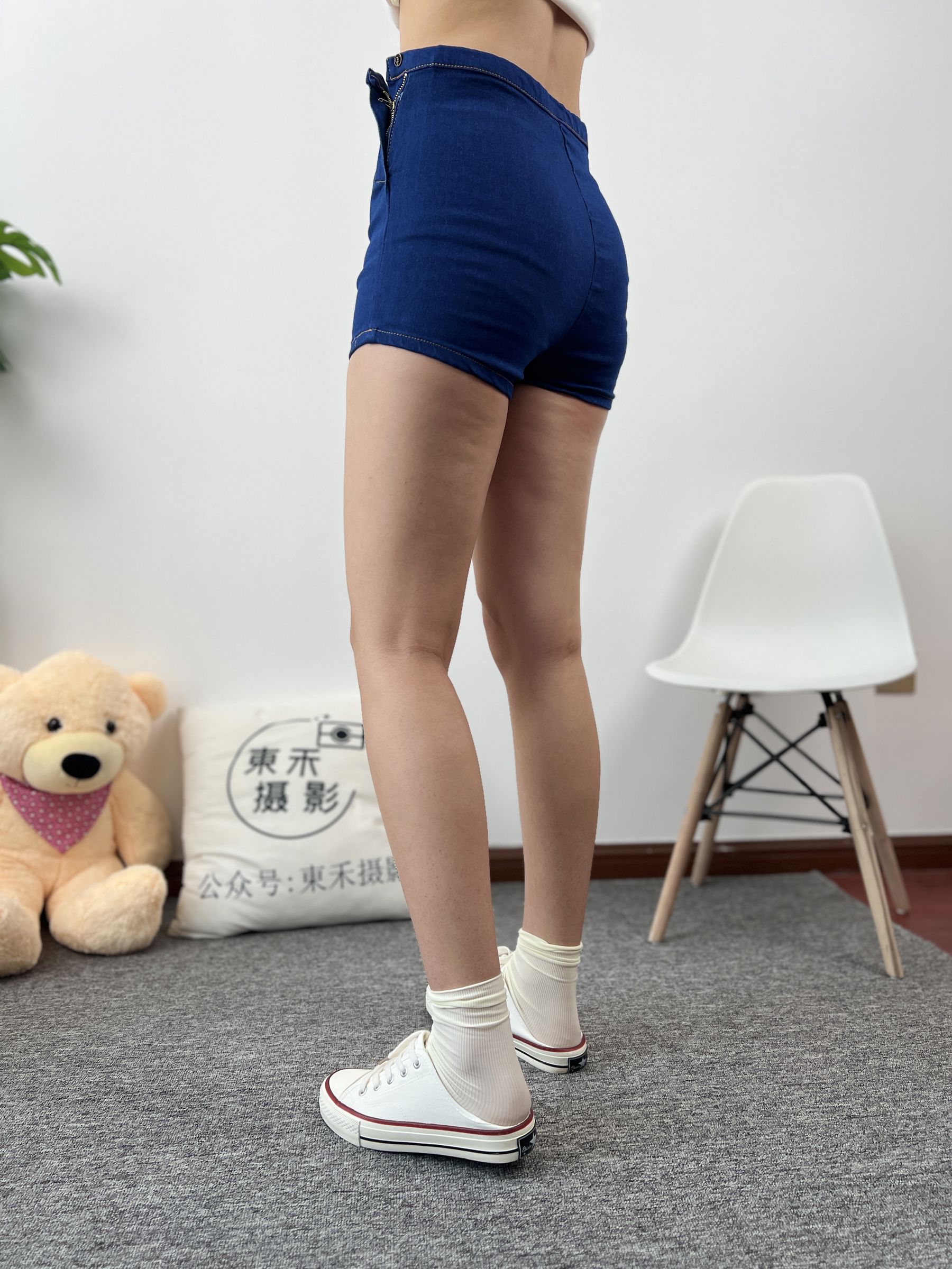 三禾摄影 No.027 牛仔短裤 棉袜 帆布鞋/(213P)