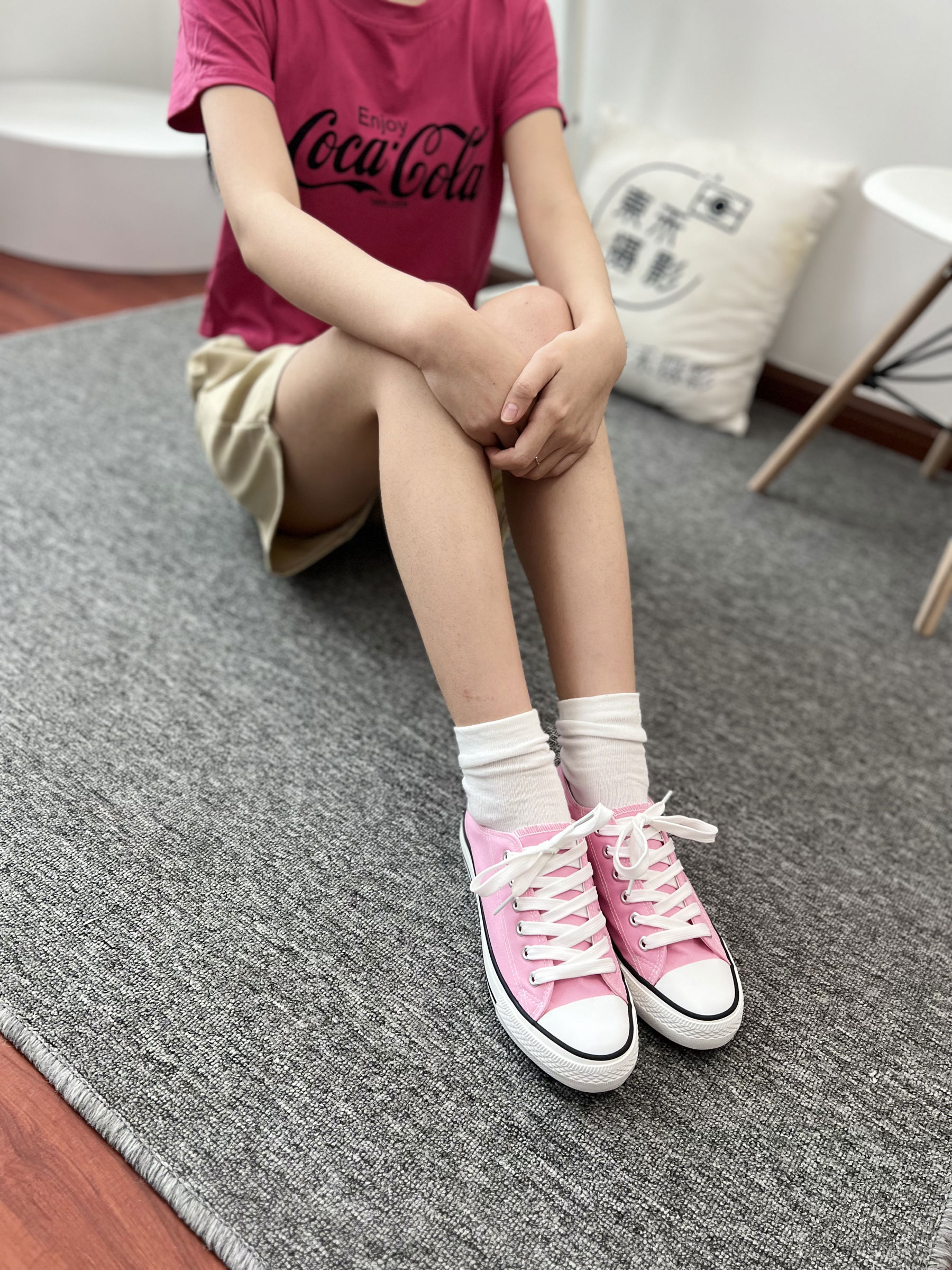 三禾摄影 No.025 休闲短裤 棉袜 帆布鞋/(182P)