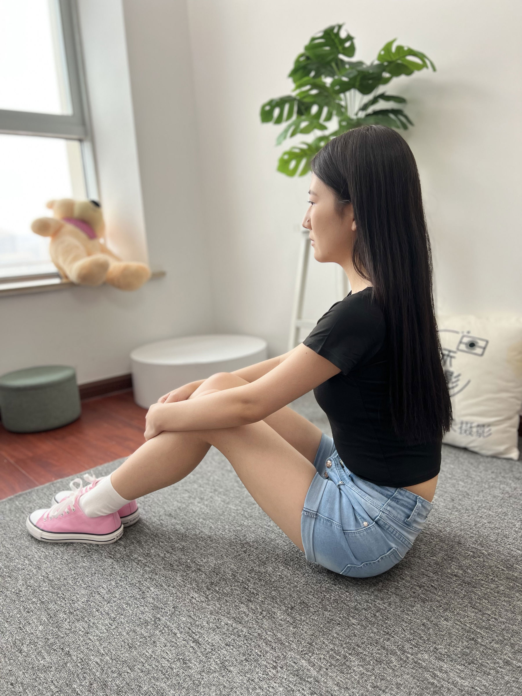 三禾摄影 No.026 牛仔短裤 棉袜 帆布鞋/(176P)