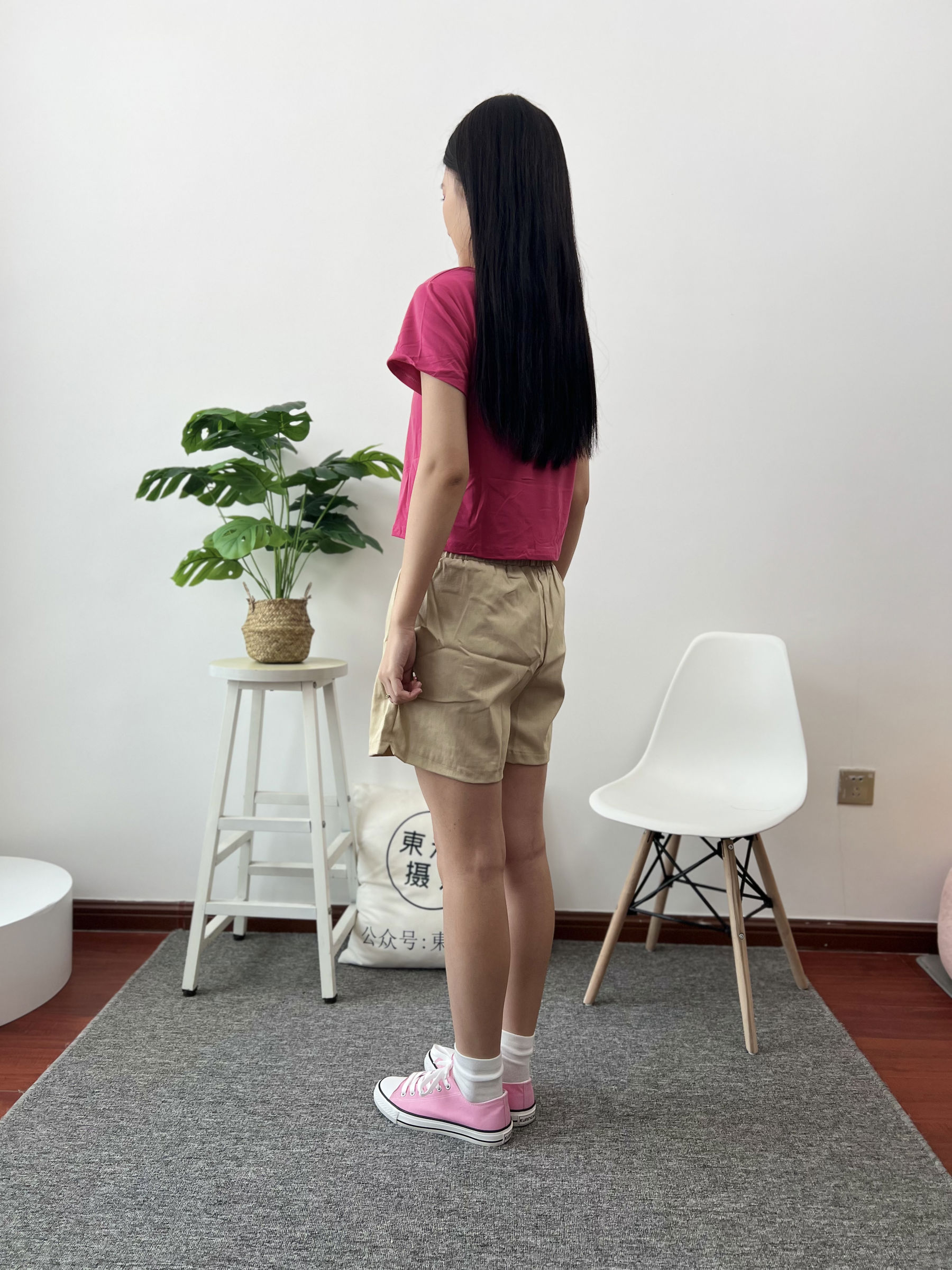 三禾摄影 No.025 休闲短裤 棉袜 帆布鞋/(182P)