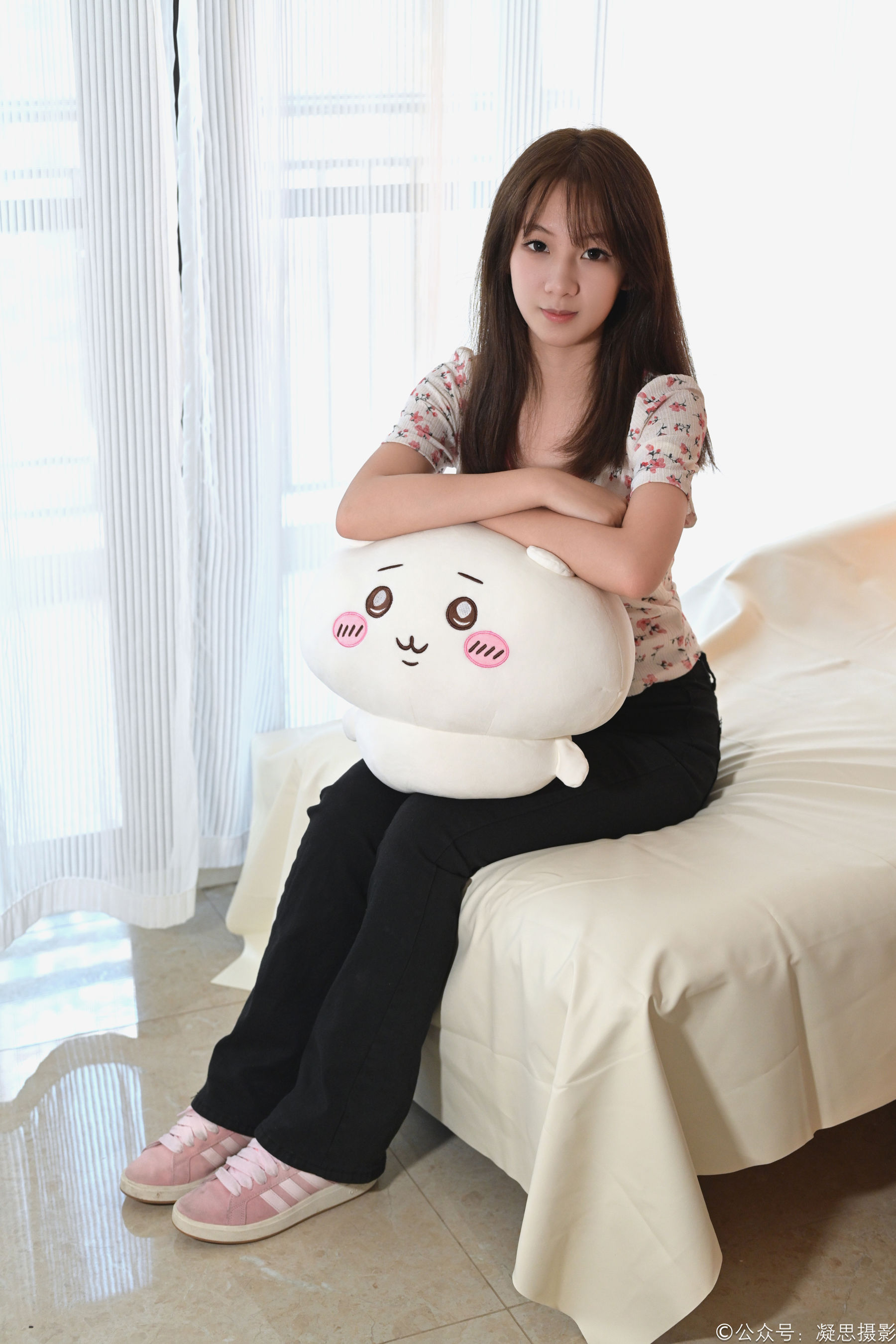 凝思摄影 No.013 铃铃 - T恤、短白袜、平底鞋/(139P)