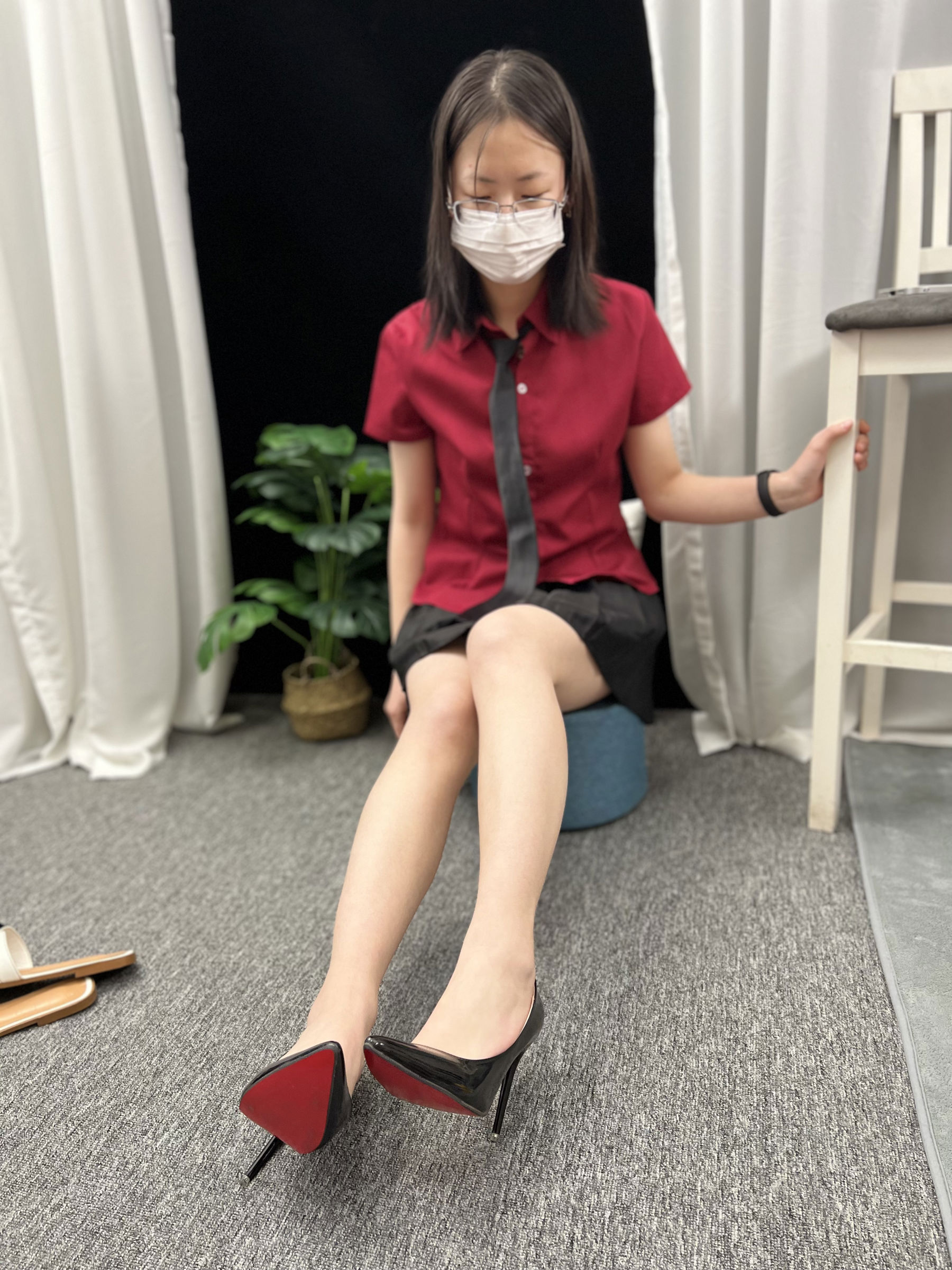 三禾摄影 No.021 短裙 凉拖 帆布鞋 高跟/(217P)