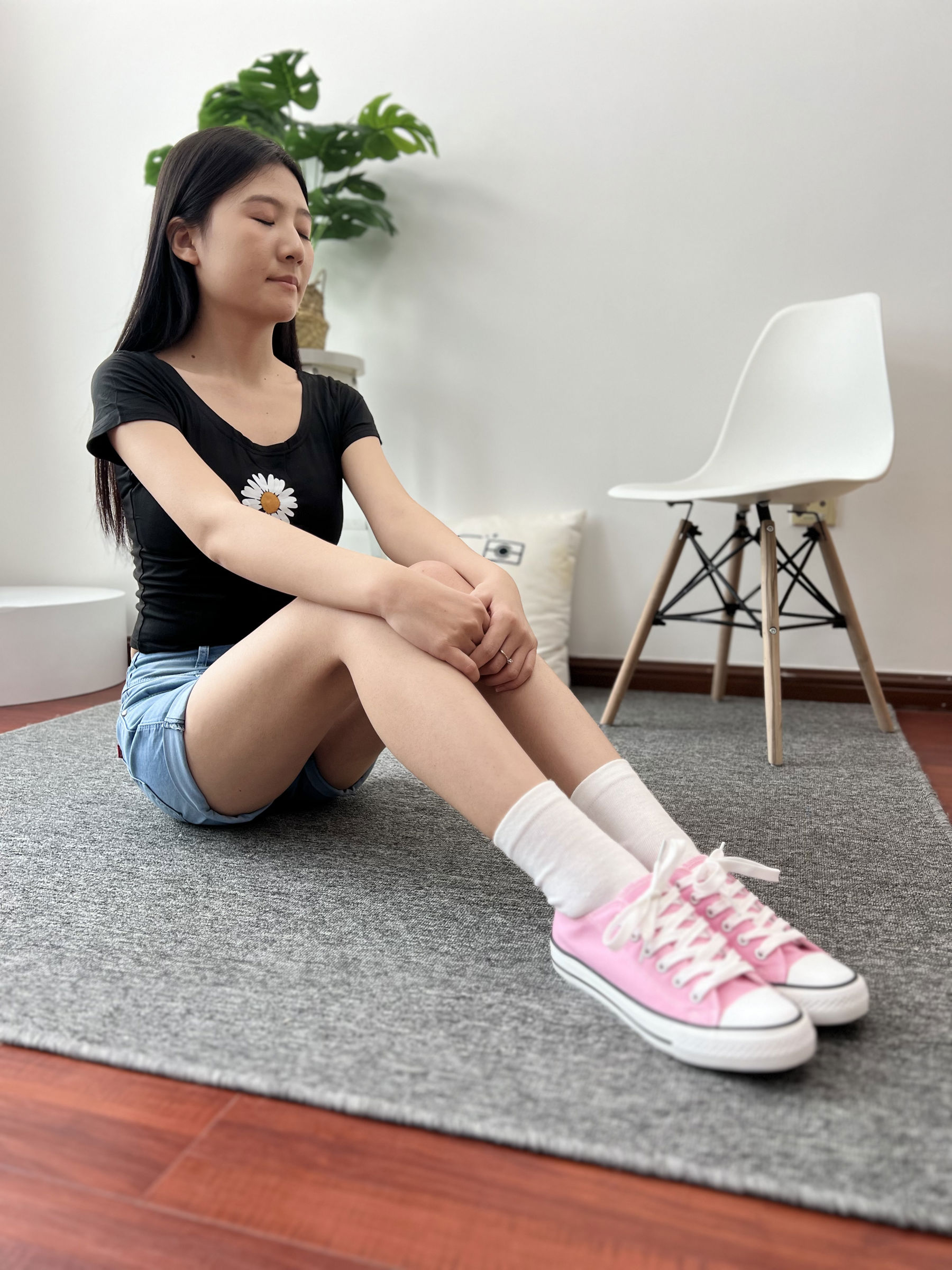 三禾摄影 No.026 牛仔短裤 棉袜 帆布鞋/(176P)