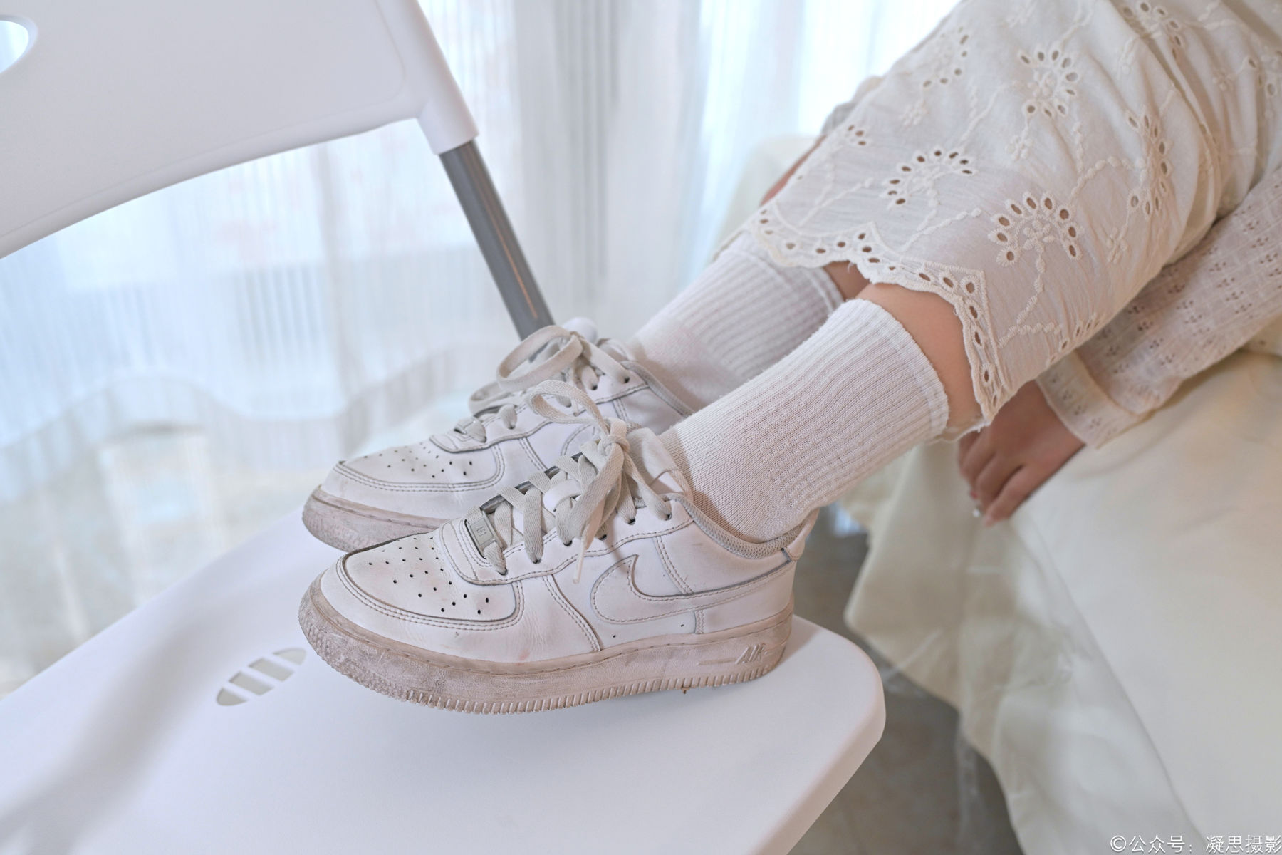 凝思摄影 No.005 琦琦 - 连衣裙、短白袜、平底鞋/(134P)