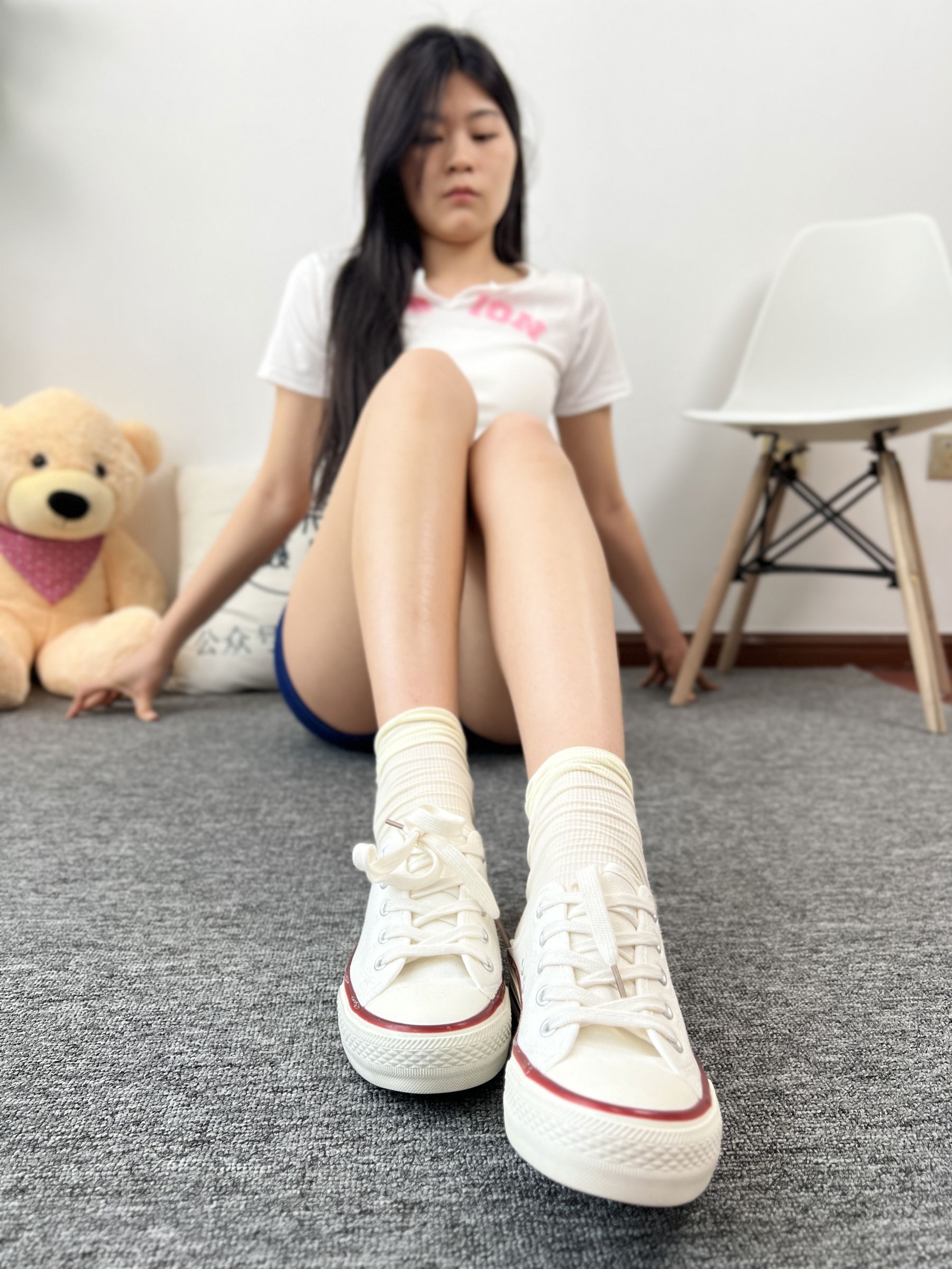 三禾摄影 No.027 牛仔短裤 棉袜 帆布鞋/(213P)