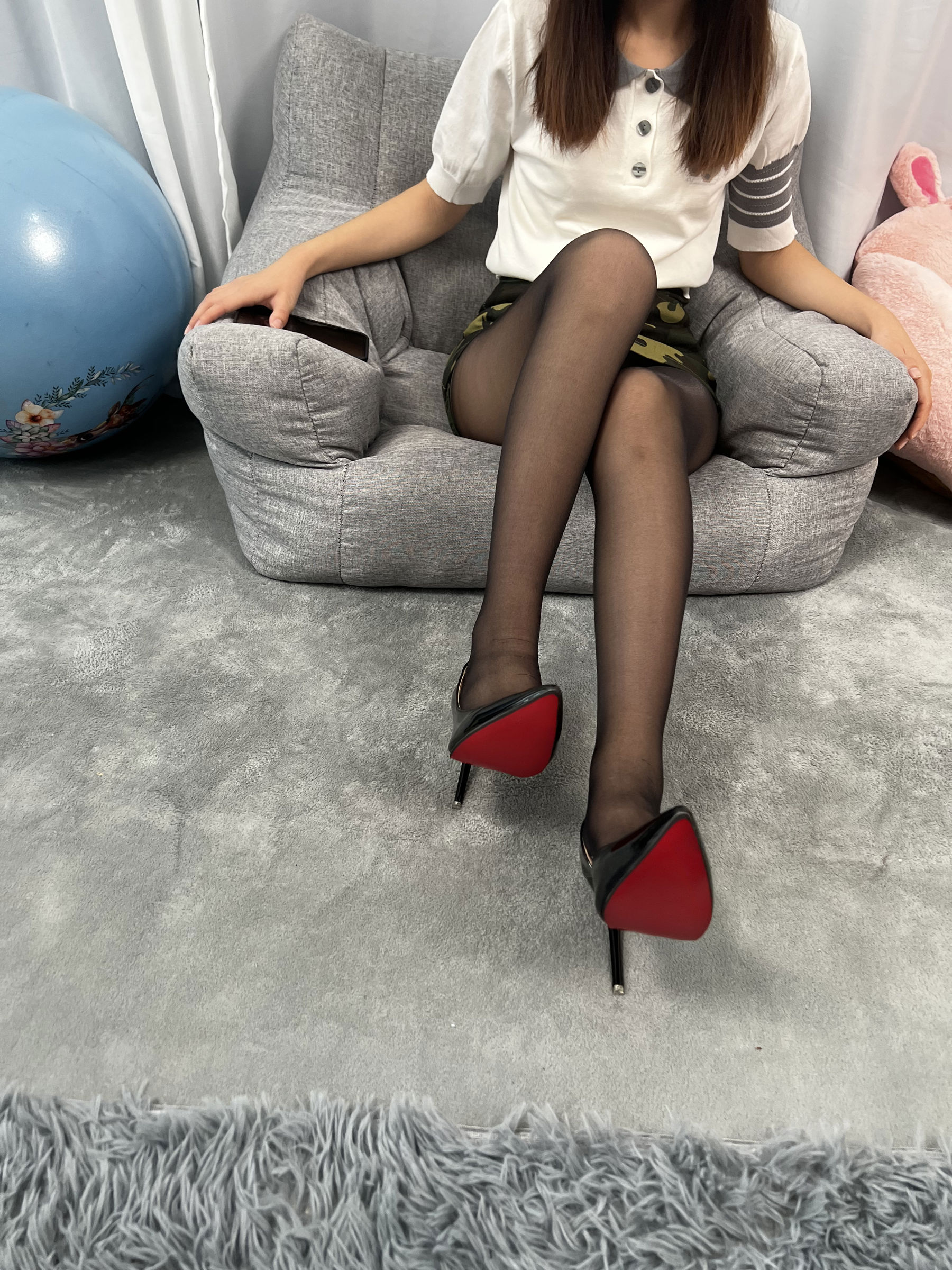 三禾摄影 No.022 短裙 黑丝 高跟/(207P)