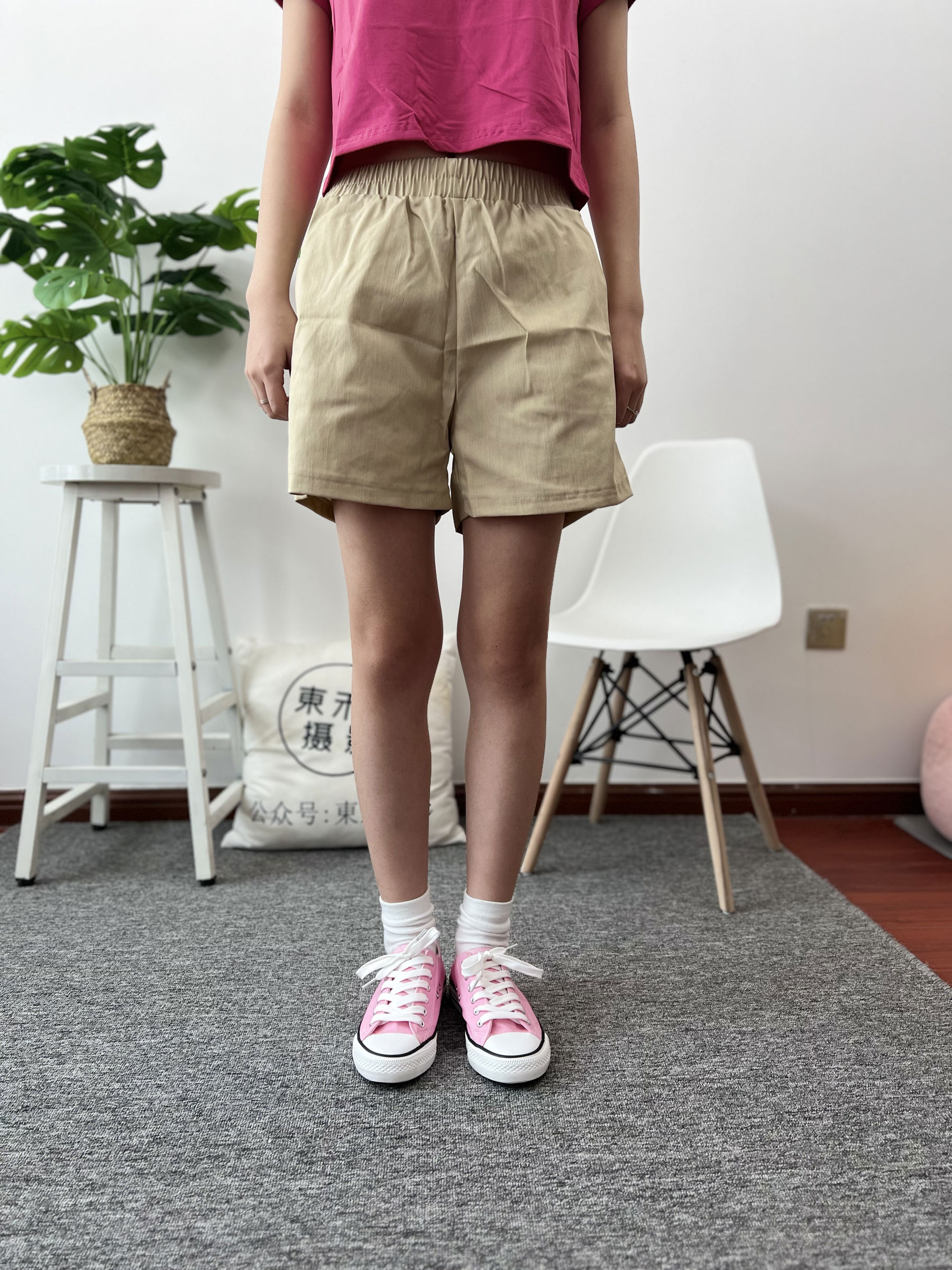 三禾摄影 No.025 休闲短裤 棉袜 帆布鞋/(182P)