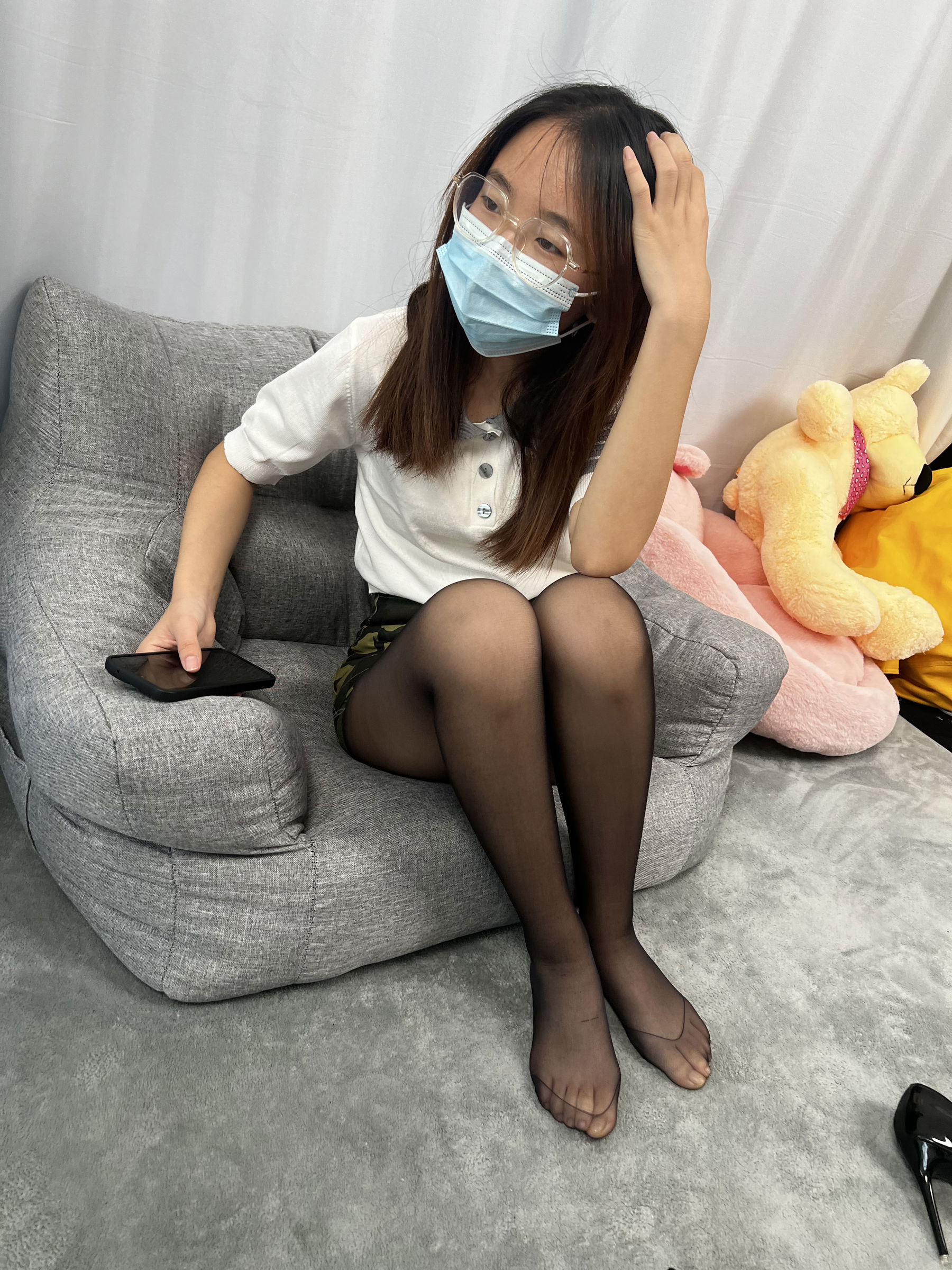 三禾摄影 No.022 短裙 黑丝 高跟/(207P)