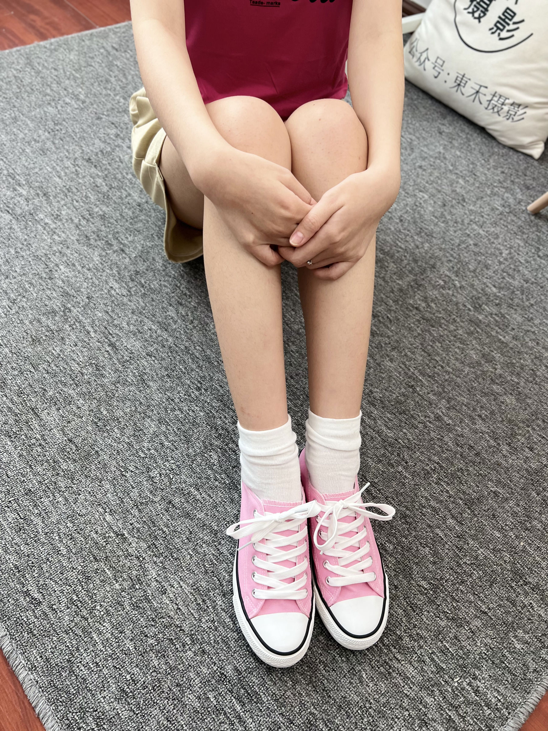 三禾摄影 No.025 休闲短裤 棉袜 帆布鞋/(182P)