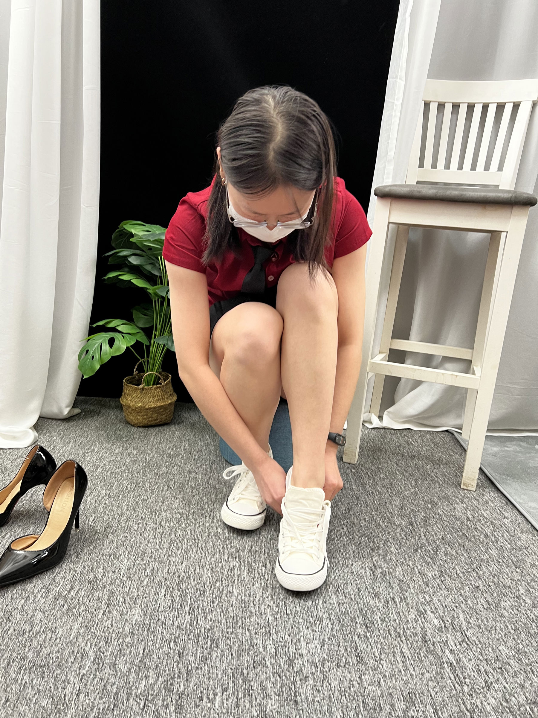 三禾摄影 No.021 短裙 凉拖 帆布鞋 高跟/(217P)