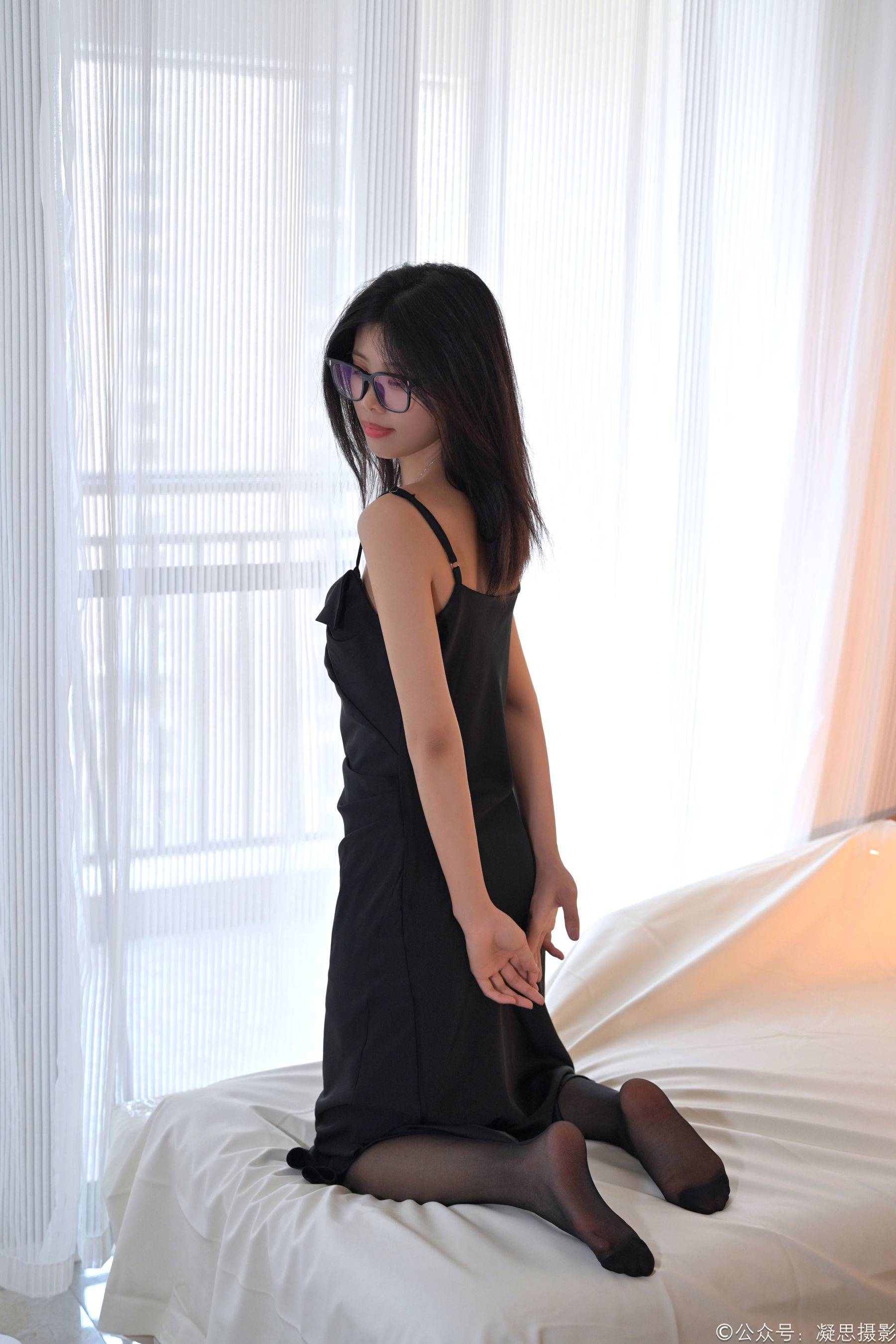 凝思摄影 No.010 木木 - 包臀裙、黑丝、高跟鞋/(136P)