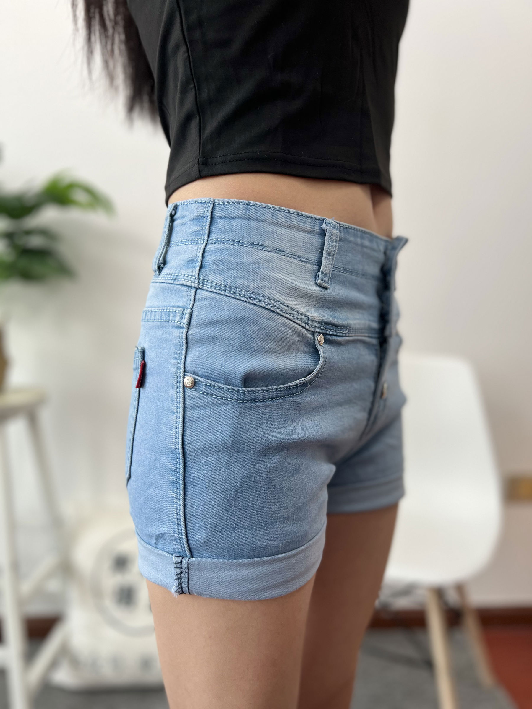 三禾摄影 No.026 牛仔短裤 棉袜 帆布鞋/(176P)