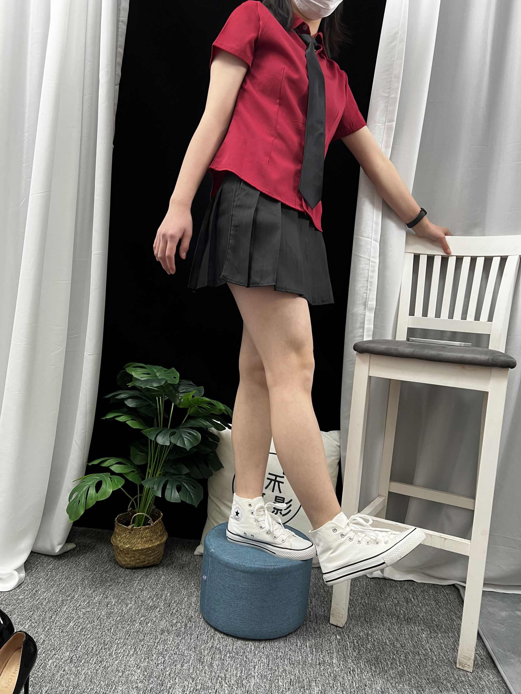 三禾摄影 No.021 短裙 凉拖 帆布鞋 高跟/(217P)