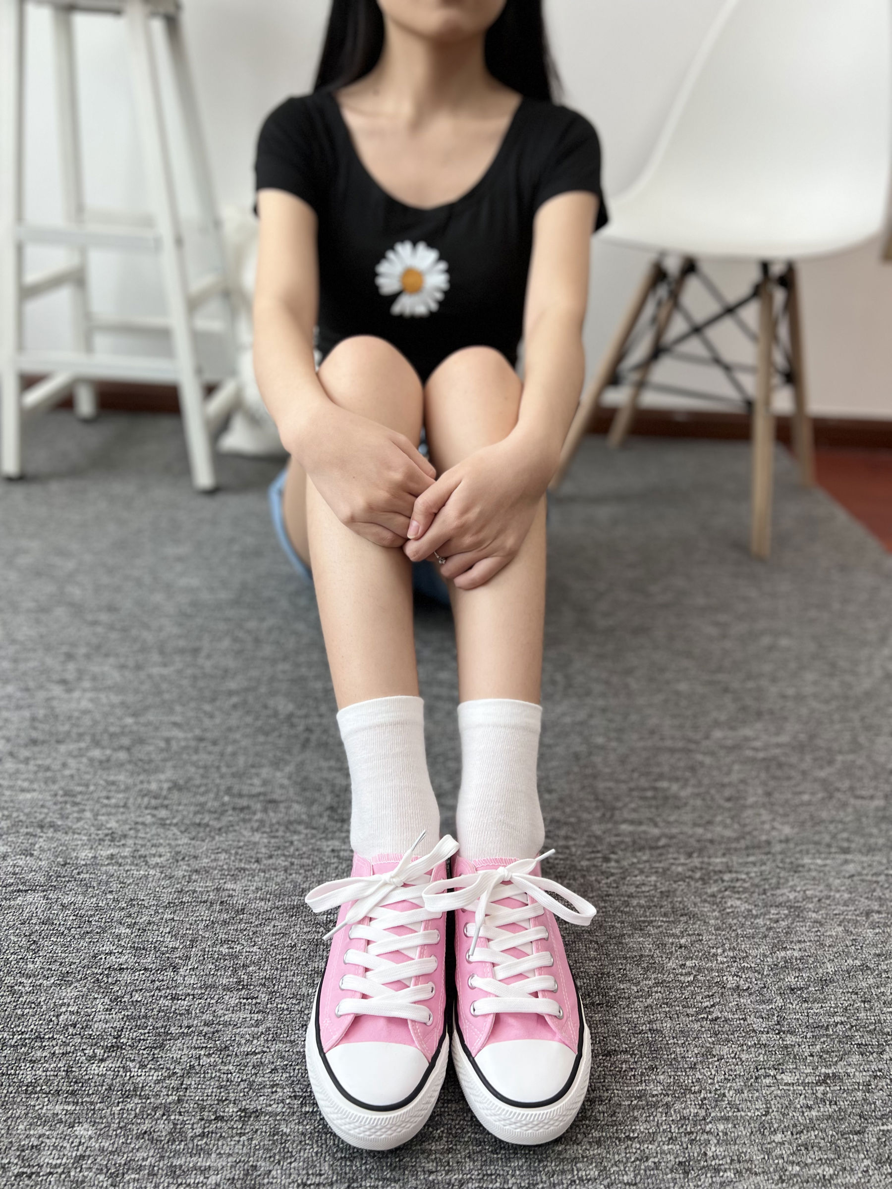 三禾摄影 No.026 牛仔短裤 棉袜 帆布鞋/(176P)