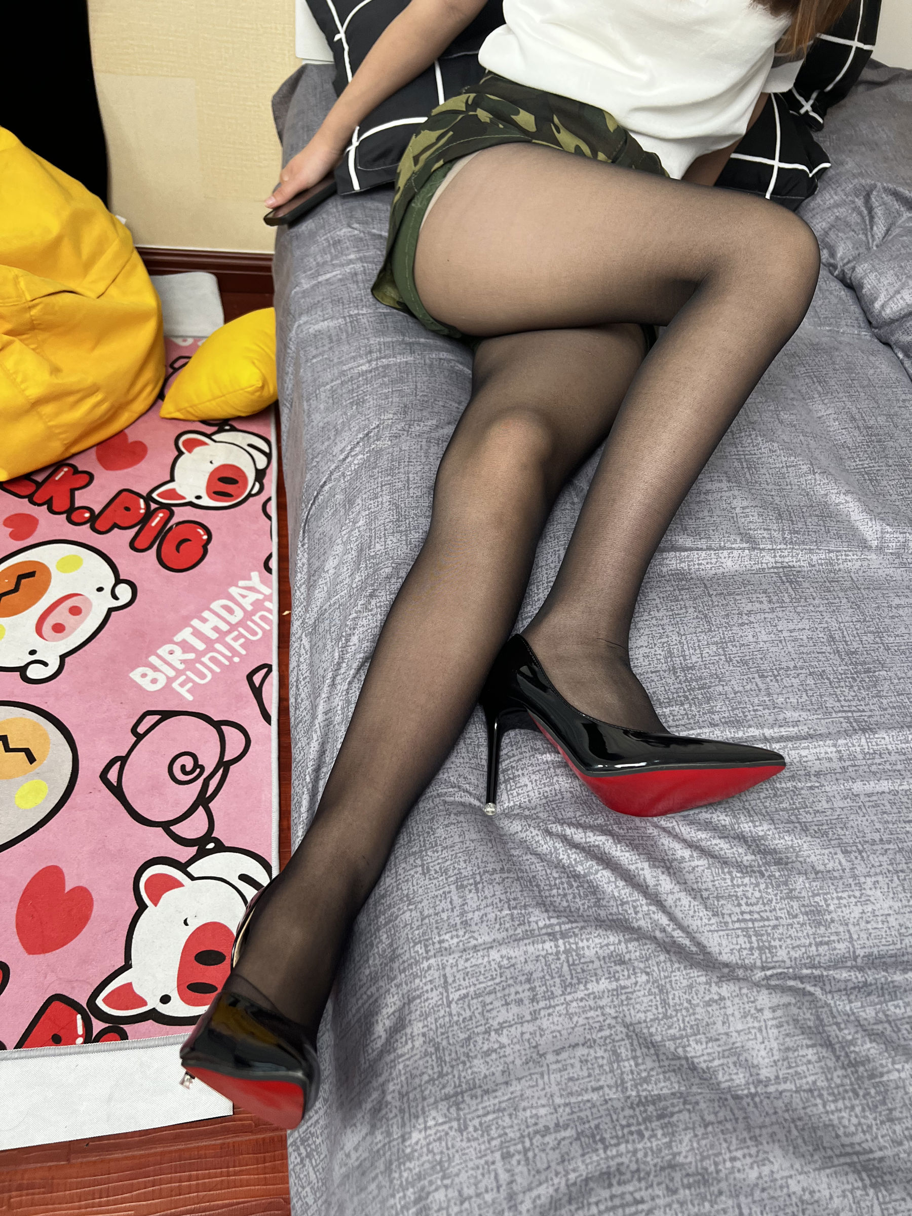 三禾摄影 No.022 短裙 黑丝 高跟/(207P)